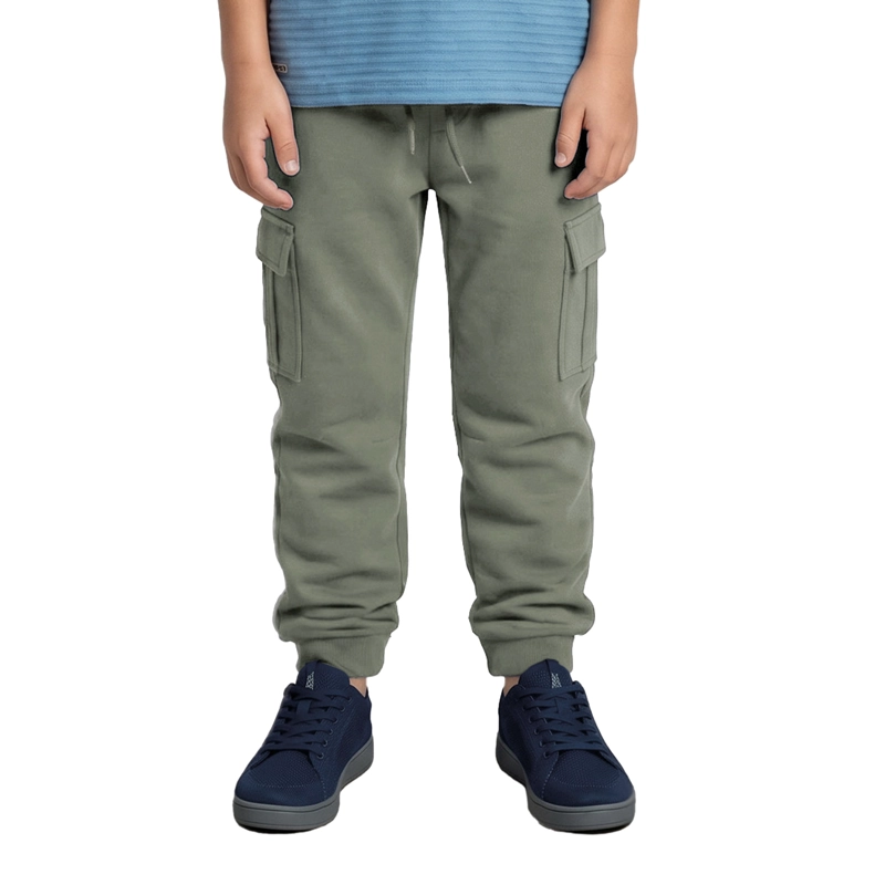 PANTALON BUZO TELA DE VERANO PARA  NIÑO BUZO TELA VERANO NIÑO CON ESTAMPADO EN RELIEVE - 1