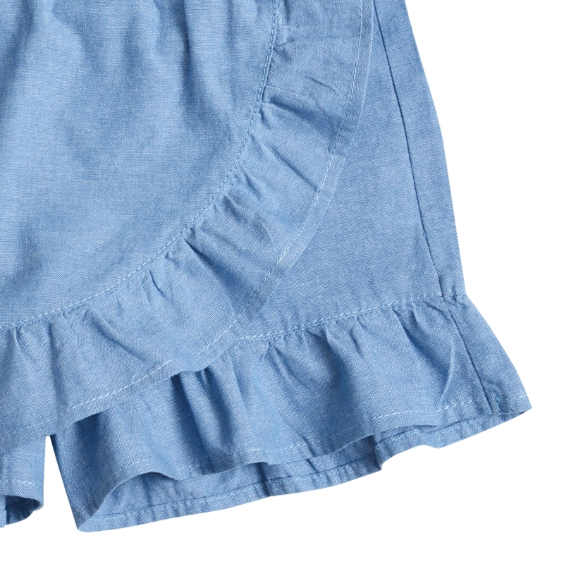 FALDA SHORT MEZCLILLA LIVIANA BEBE  NIÑA - 4