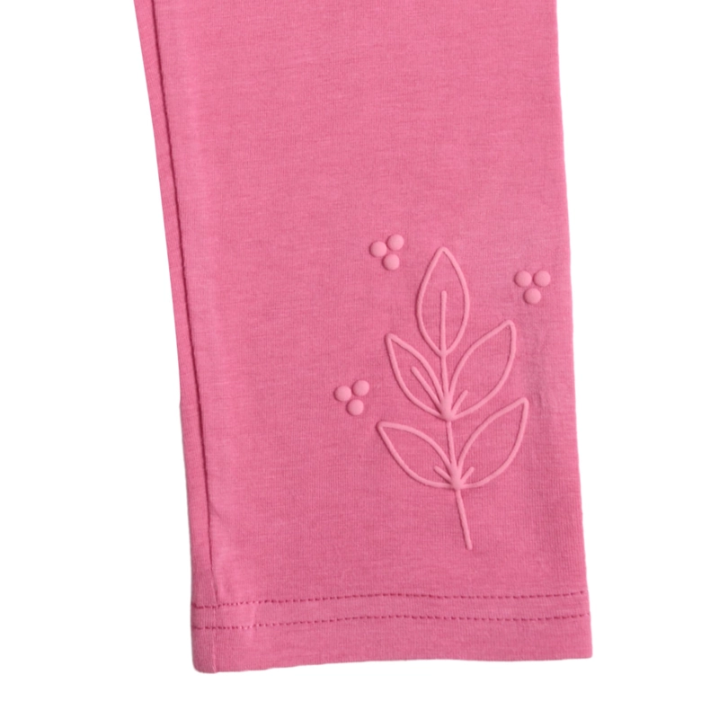 CALZA NIÑA CON ESTAMPADO FLORAL - 3