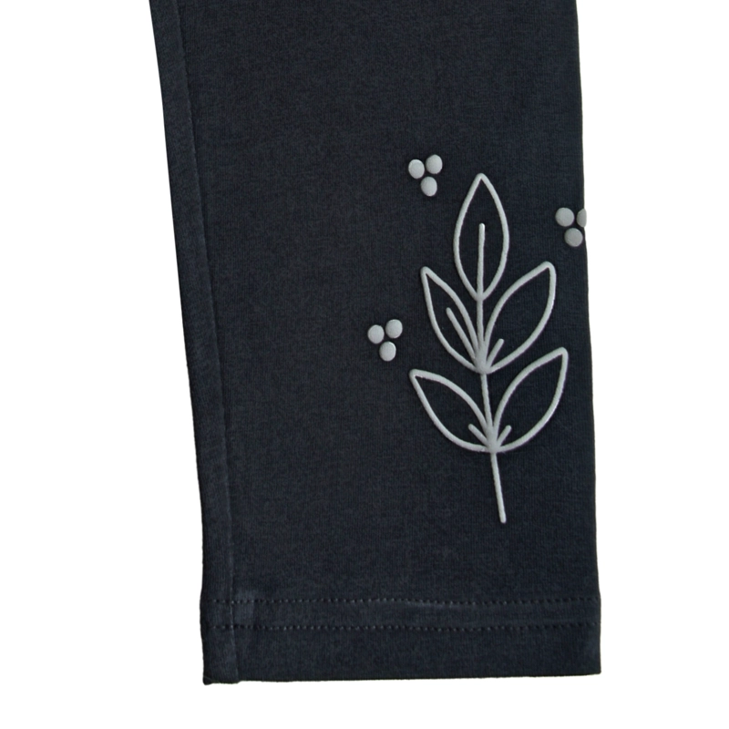 CALZA NIÑA CON ESTAMPADO FLORAL - 3