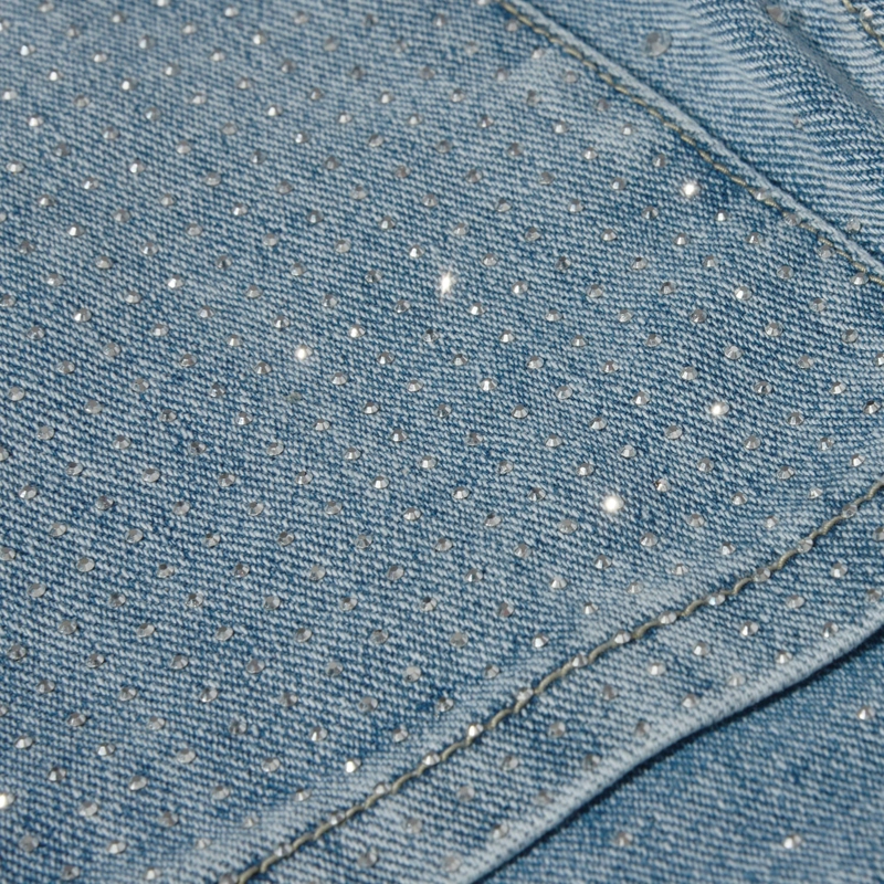 CHAQUETA MEZCLILLA NIÑA CON STRASS - 3