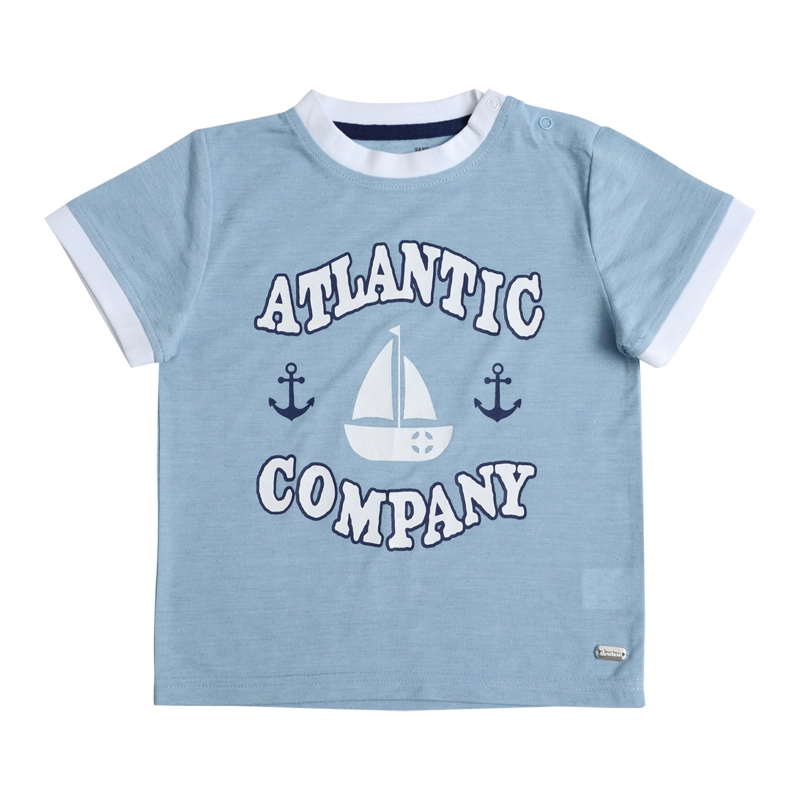 POLERA MANGA CORTA BEBE  NIÑO COLORES - 1