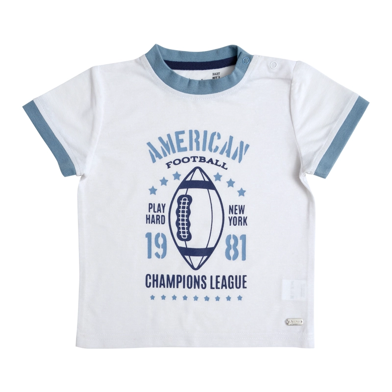 POLERA MANGA CORTA BEBE  NIÑO COLORES - 2
