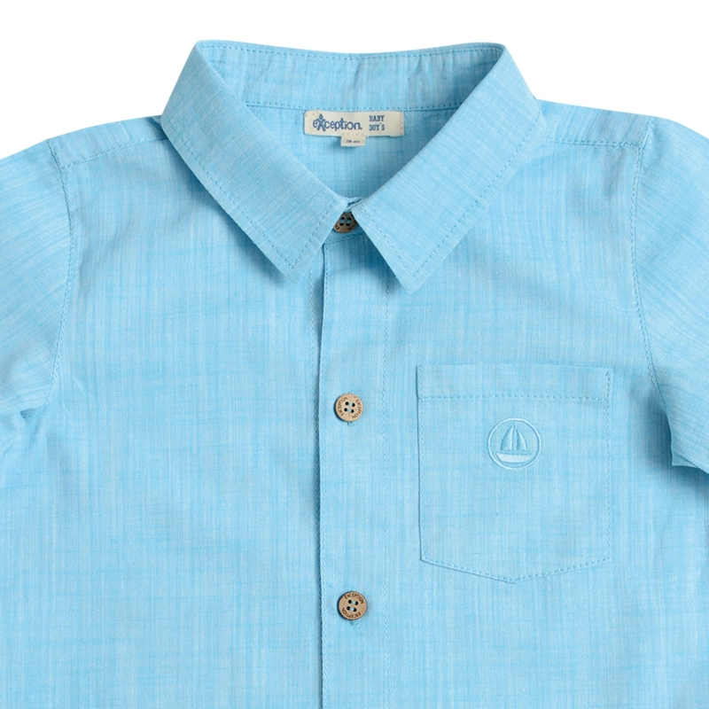 CAMISA DE ALGODON LINO BEBE  NIÑO - 3