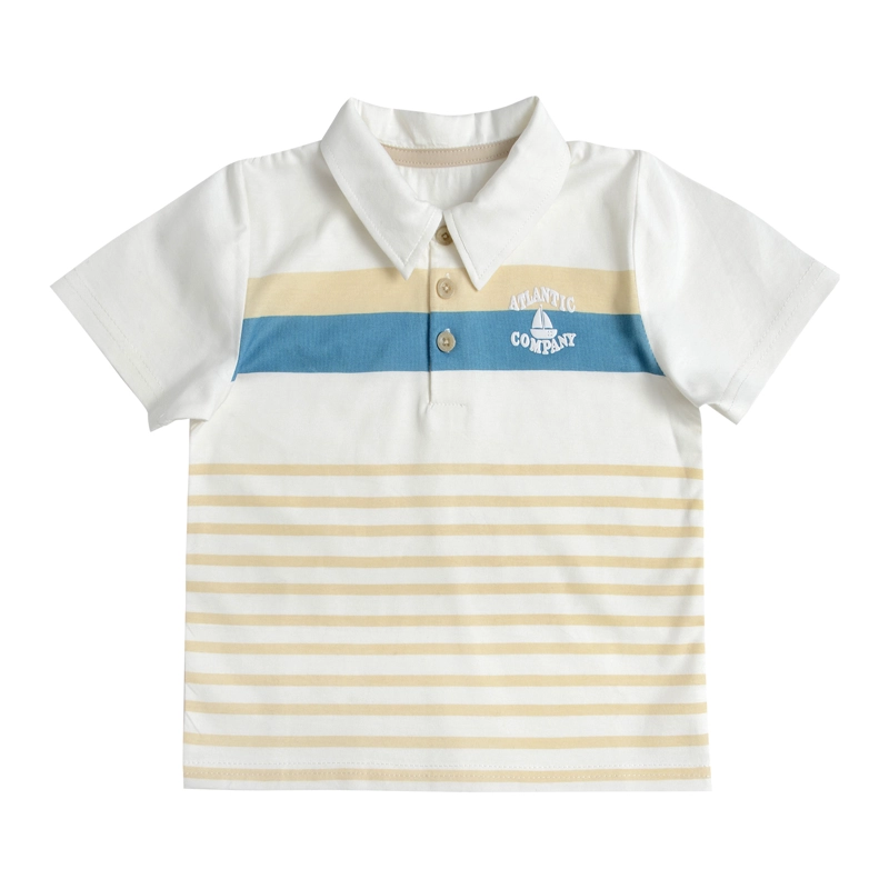 CONJUNTO POLERA Y BERMUDA GABARDINA BEBE  NIÑO CON ESTAMPADO - 2