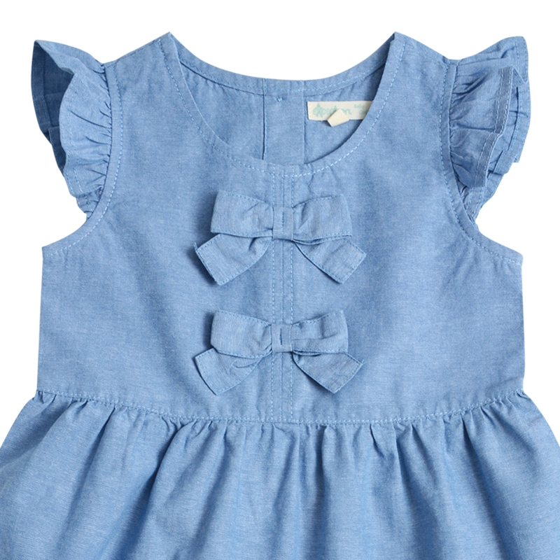 VESTIDO MEZCLILLA LIVIANA BEBE  NIÑA - 3