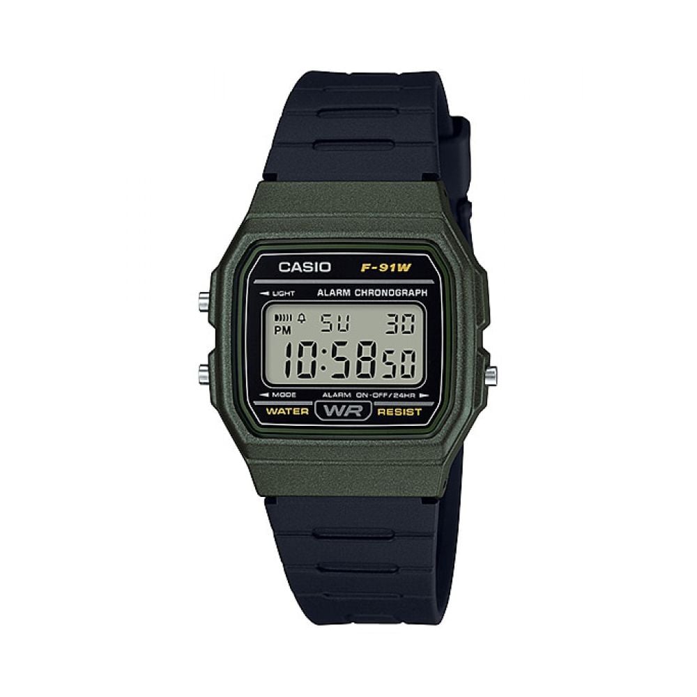 RELOJ CASIO HOMBRE F_91WM_3A - 1