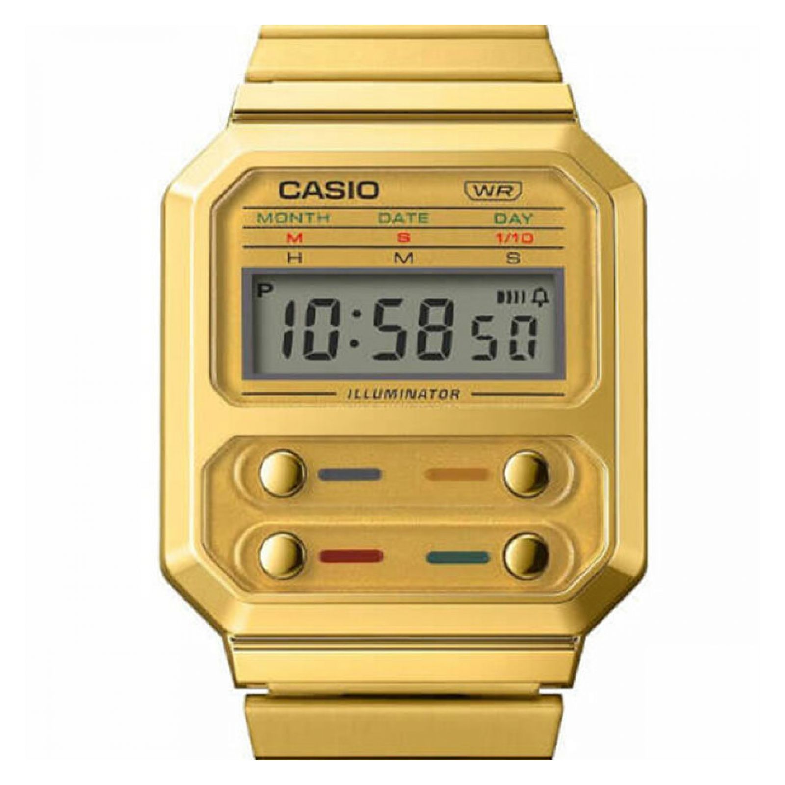 RELOJ CASIO HOMBRE A100WEG9ADF - 2