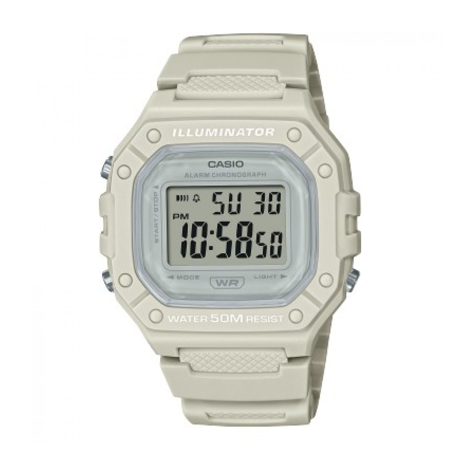 RELOJ CASIO UNISEX CUARZO W218HC8AVDF - 1