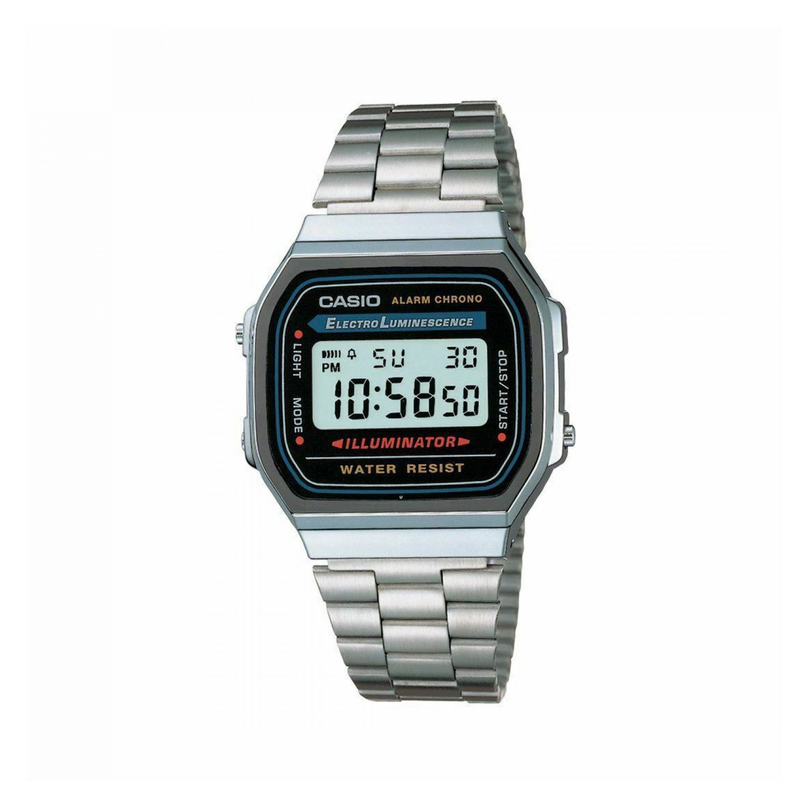 RELOJ CASIO UNISEX CUARZO A_168WA_1W - 1