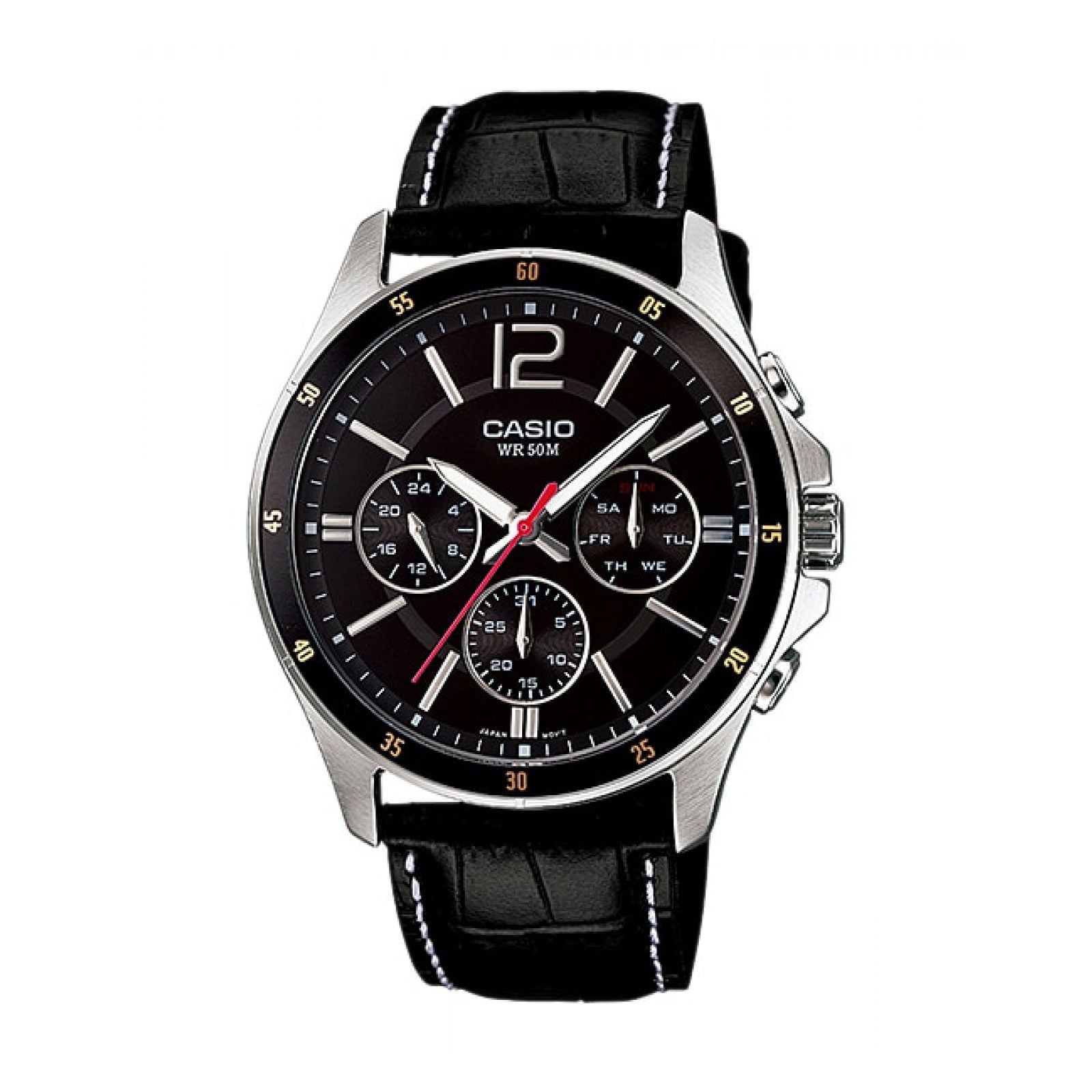 RELOJ CASIO UNISEX CUARZO MTP1374L1AV - 1