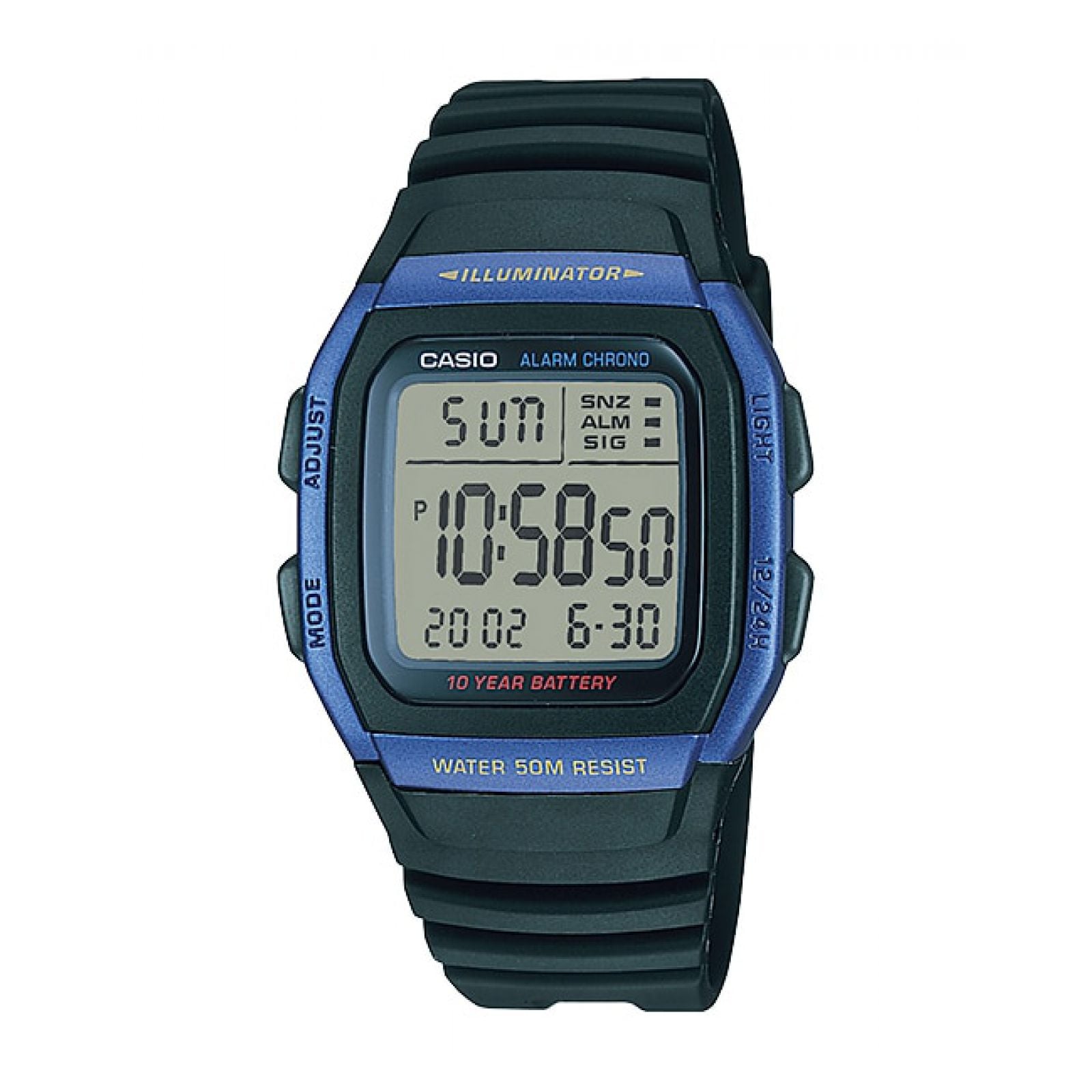 RELOJ CASIO HOMBRE CUARZO W96H2AV - 1
