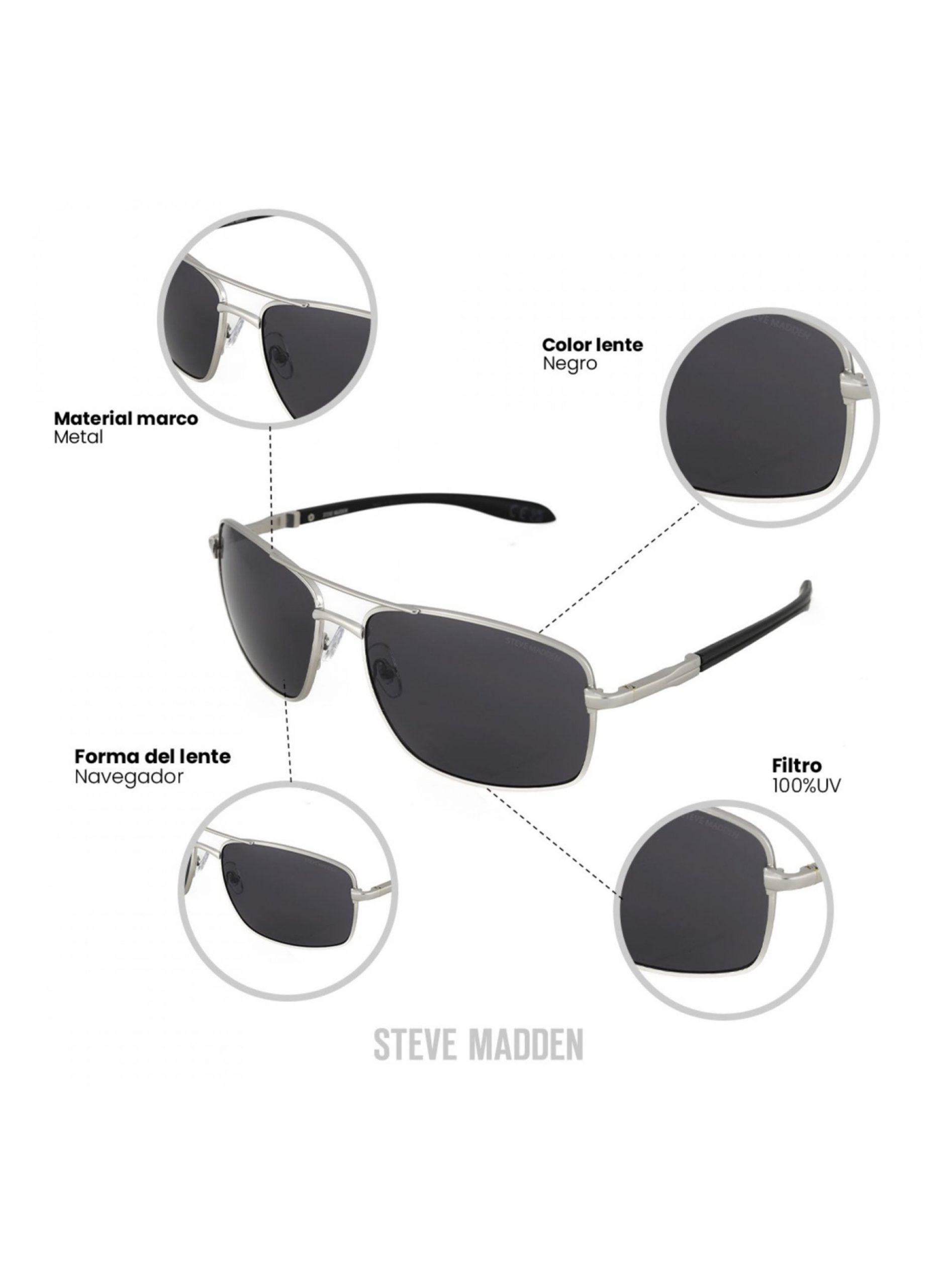 LENTES DE SOL STEVE MADDEN OUTLOOK X17116 - 3