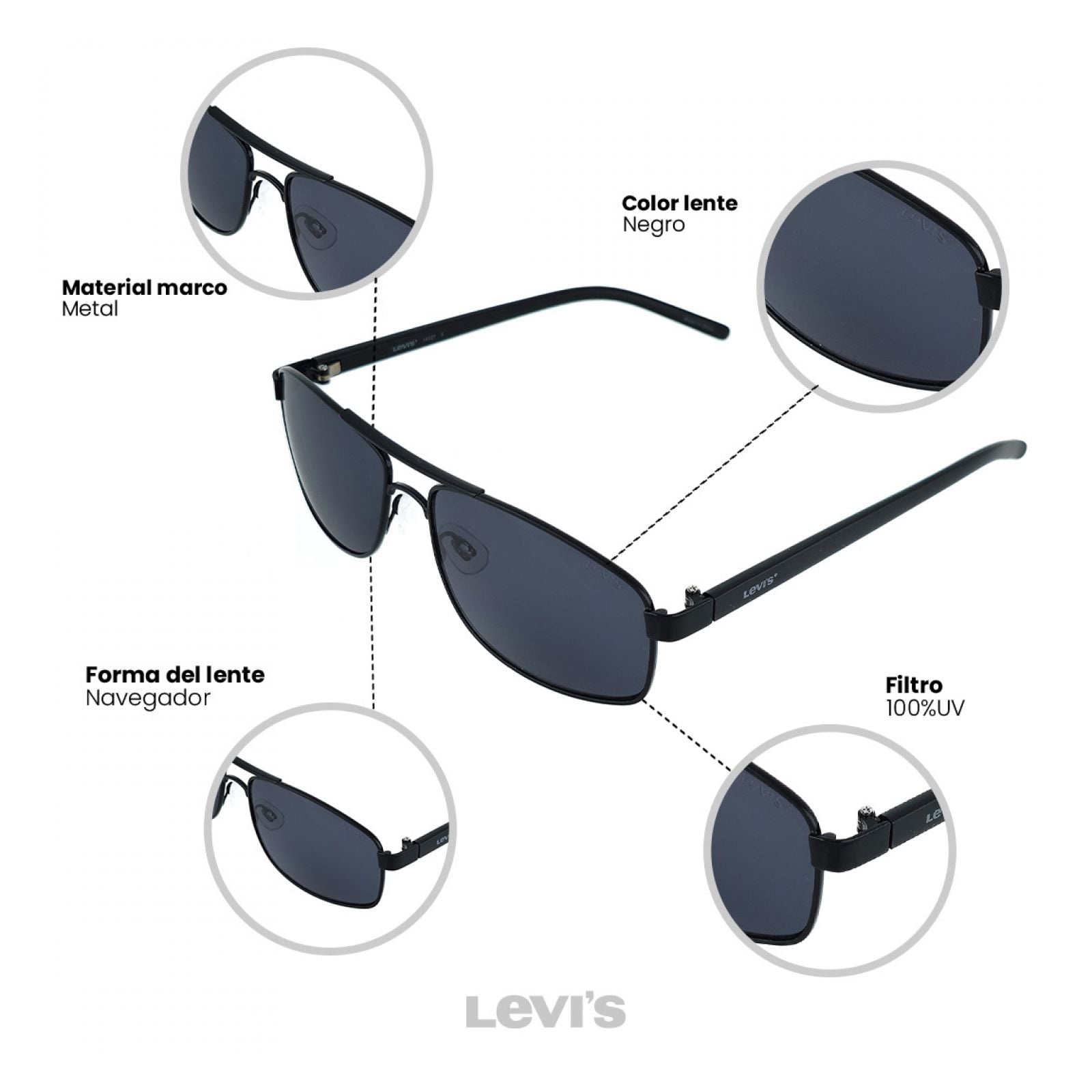 LENTES DE SOL LEVIS X14027 OUTLOOK - 4
