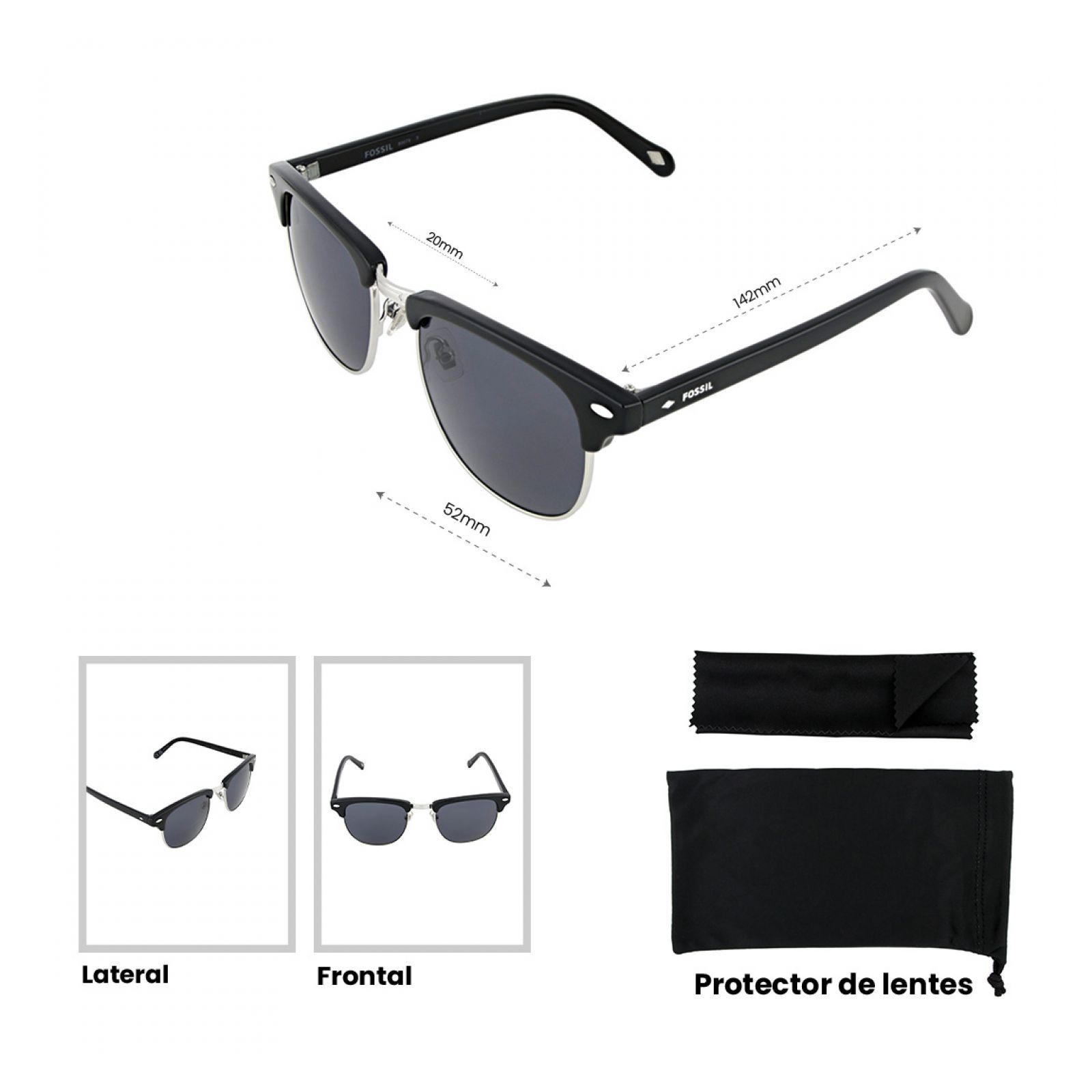 LENTES DE SOL FOSSIL X80079 OUTLOOK - 5