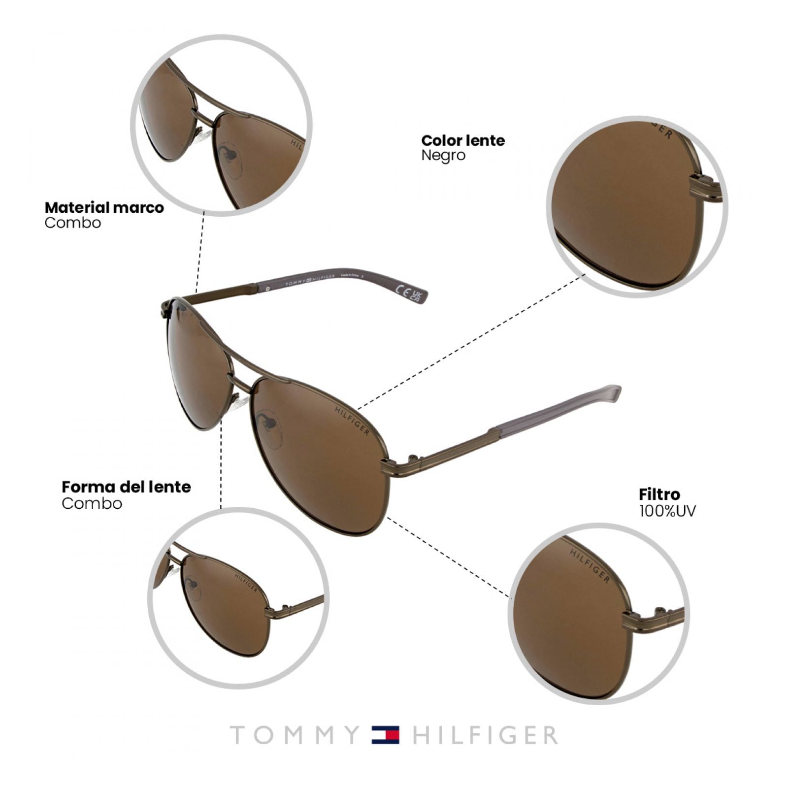 LENTES DE SOL TOMMY HILFIGER X67136 OUTLOOK - 5