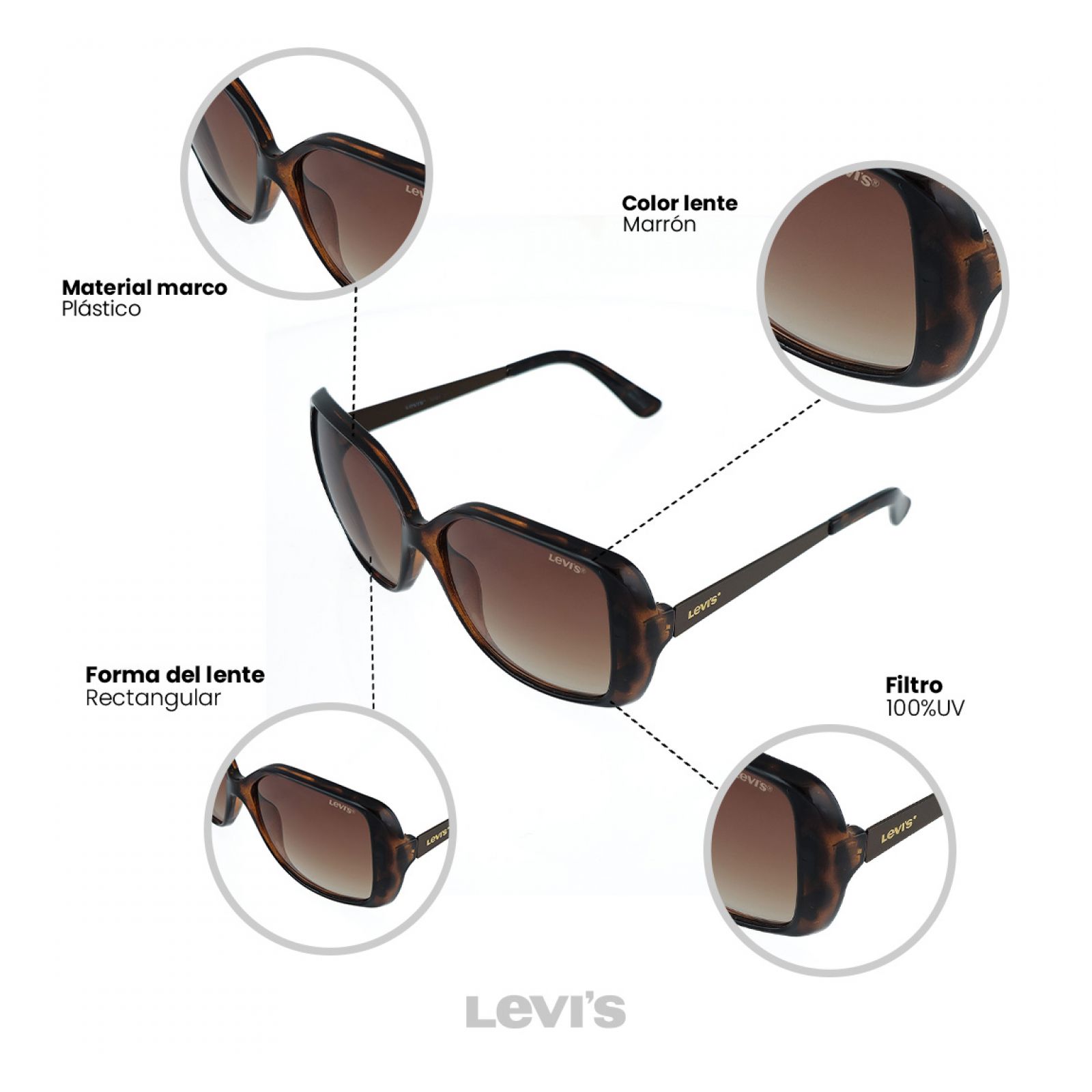LENTES DE SOL LEVIS X13123 OUTLOOK - 5