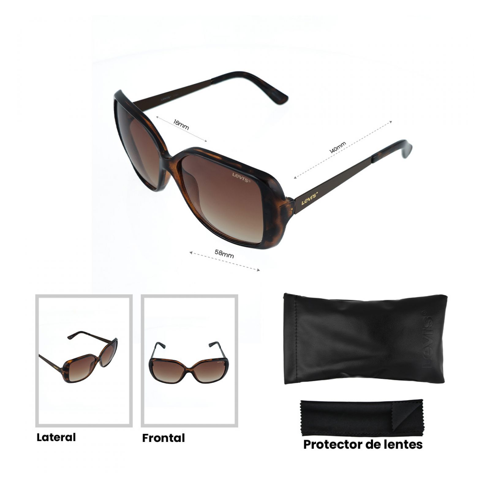 LENTES DE SOL LEVIS X13123 OUTLOOK - 6