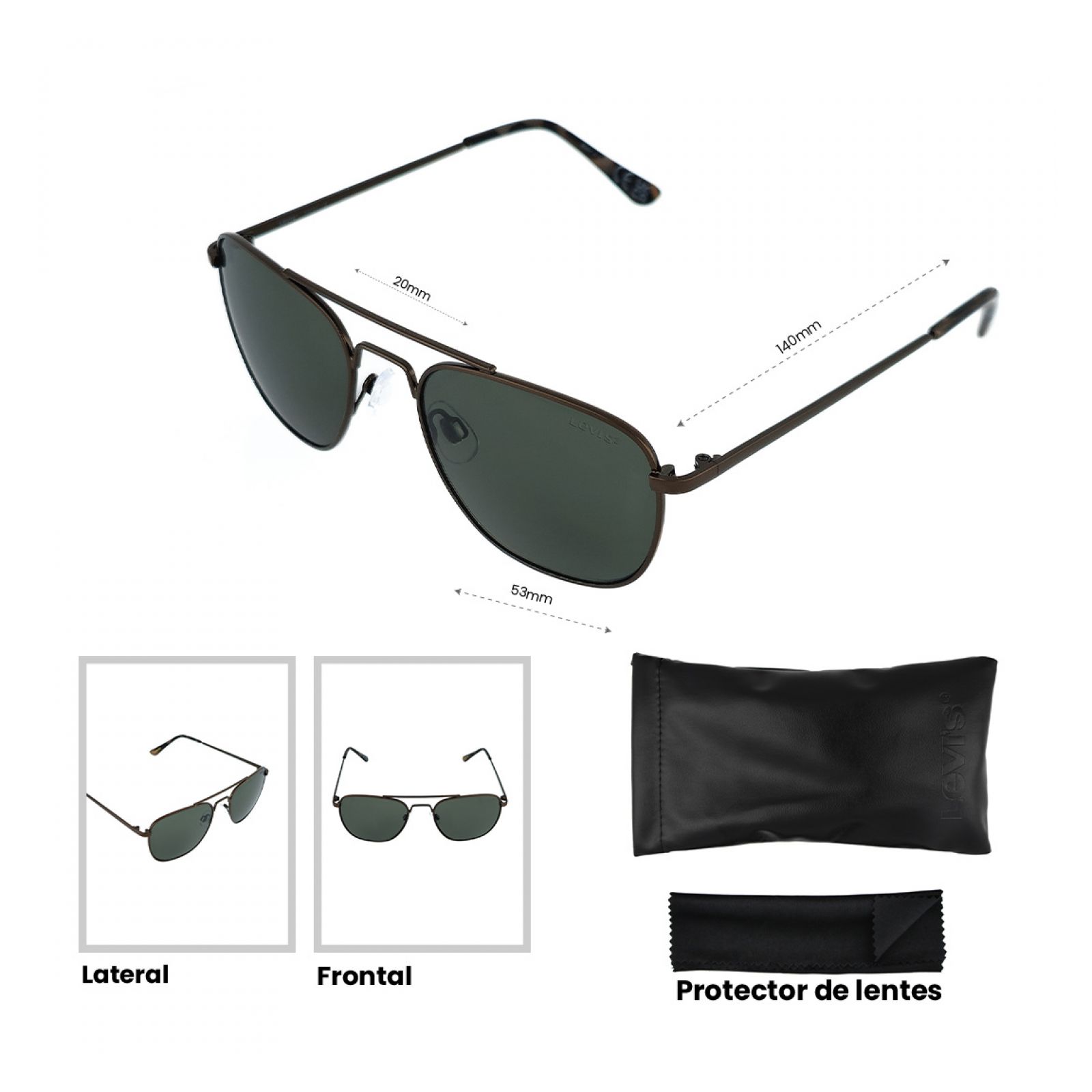 LENTES DE SOL LEVIS X14037 OUTLOOK - 5