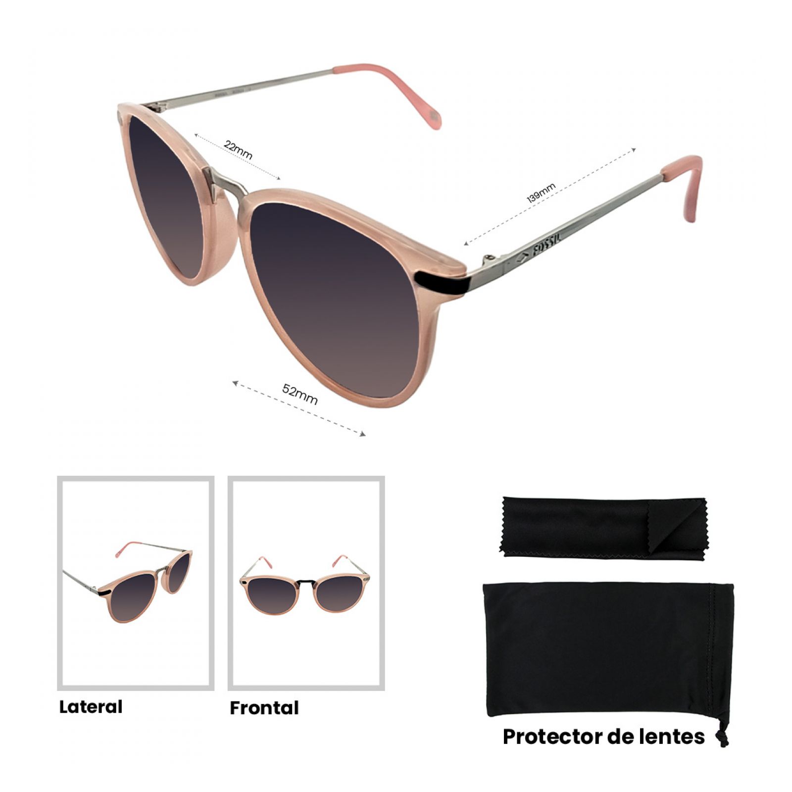 LENTES DE SOL FOSSIL X82504 OUTLOOK - 5
