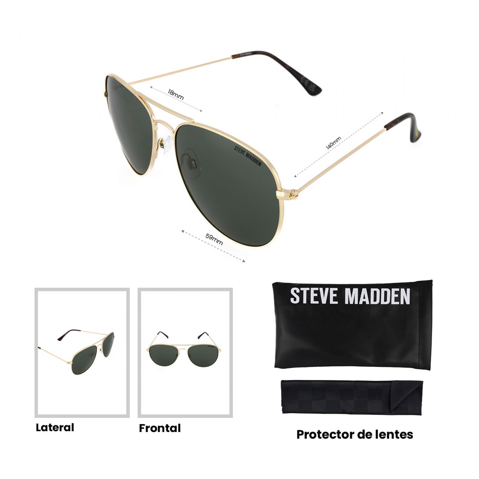 LENTES DE SOL STEVE MADDEN X17119 OUTLOOK - 5