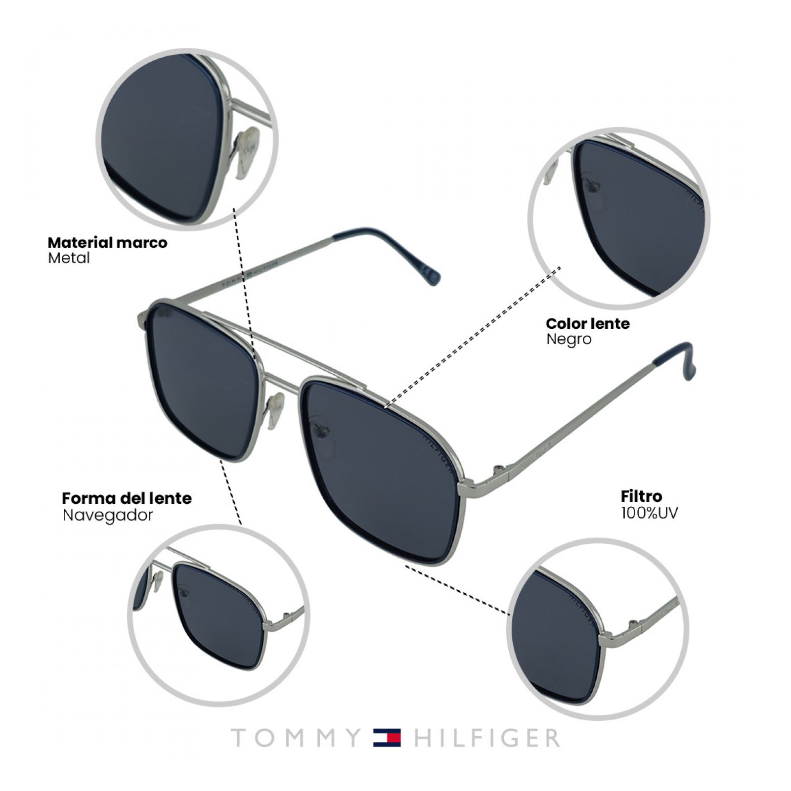 LENTES DE SOL TOMMY HILFIGER X62070 OUTLOOK - 5