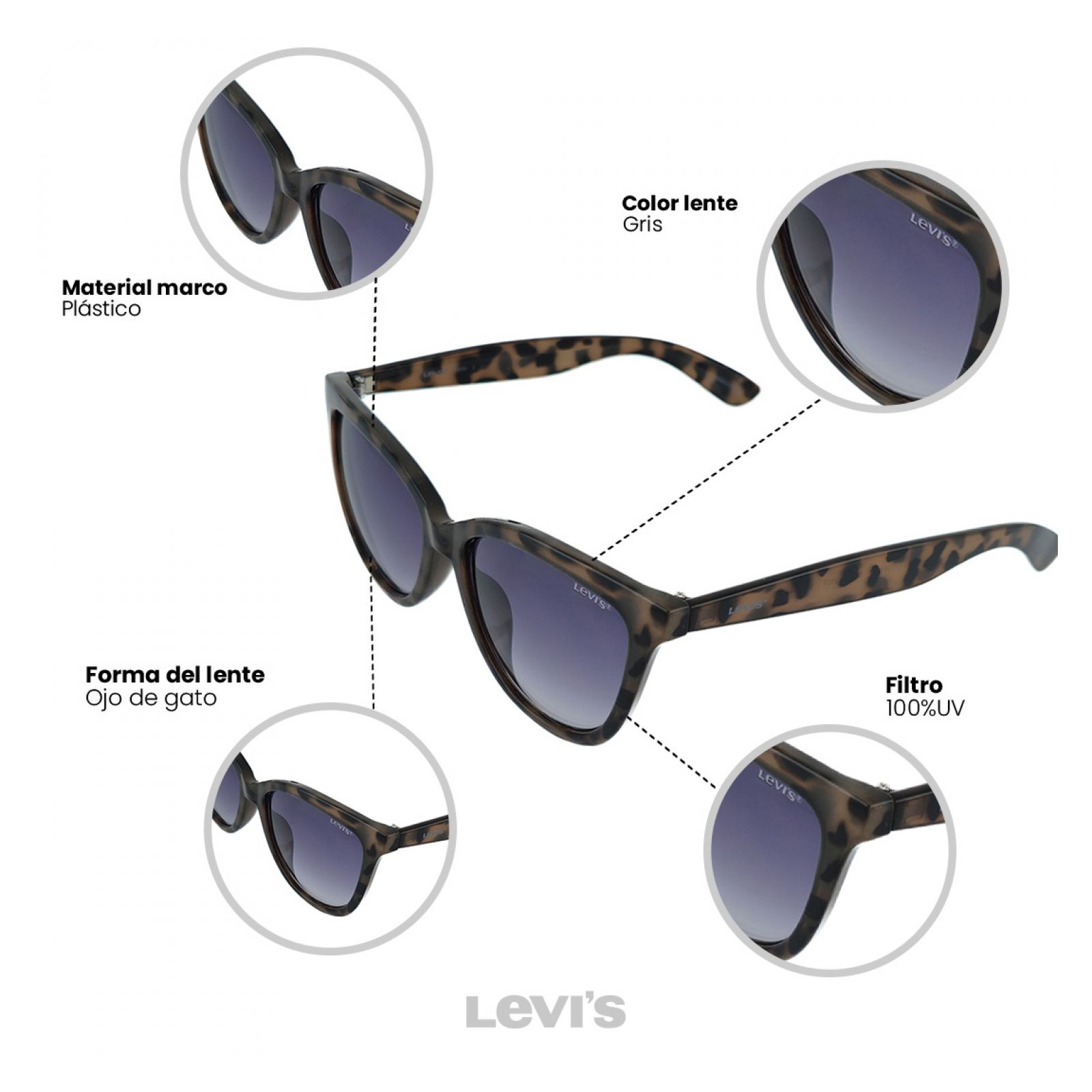 LENTES DE SOL LEVIS X13056 OUTLOOK - 4