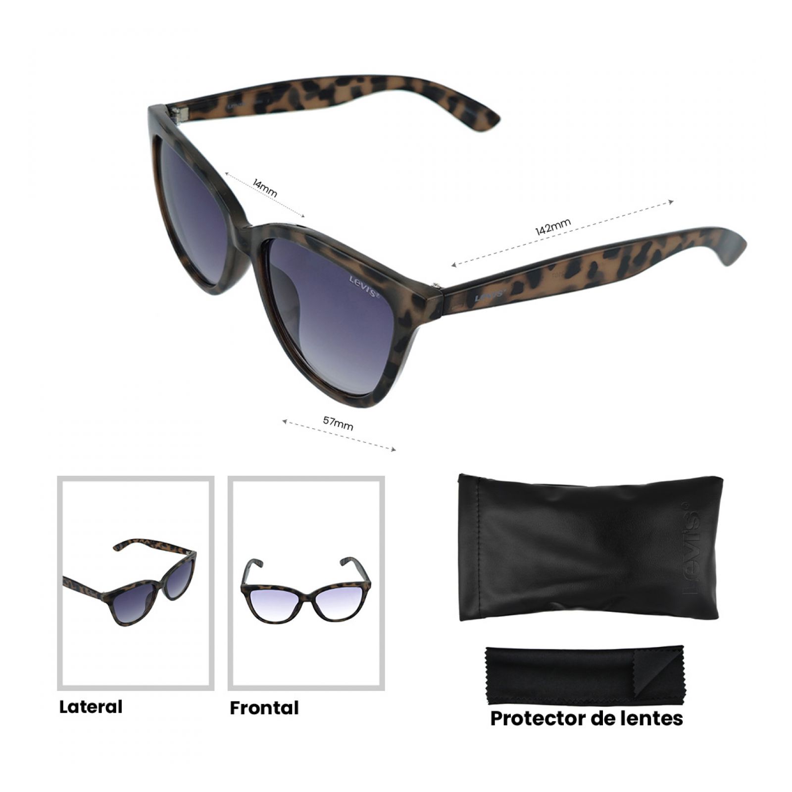 LENTES DE SOL LEVIS X13056 OUTLOOK - 5