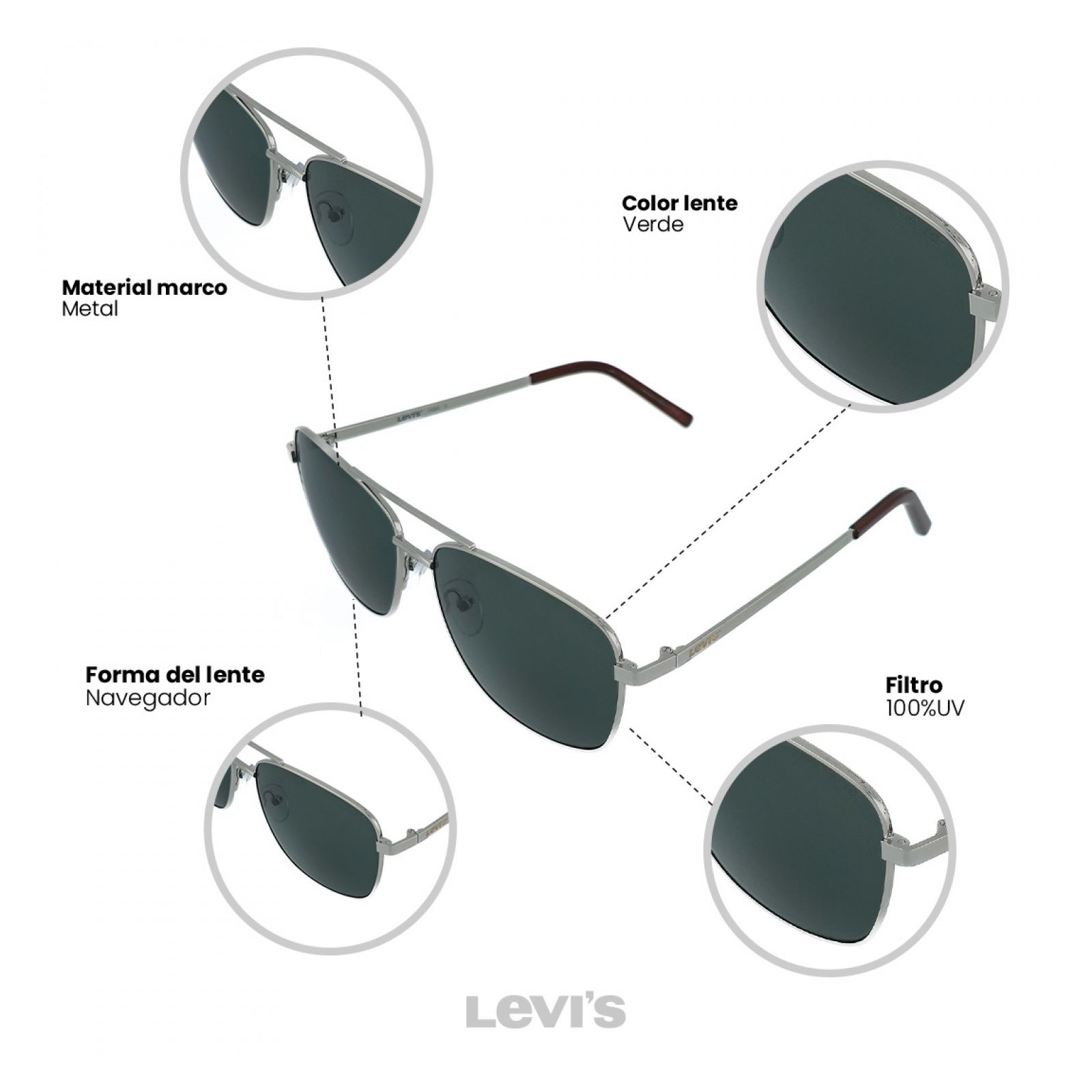 LENTES DE SOL LEVIS X14026 OUTLOOK - 4