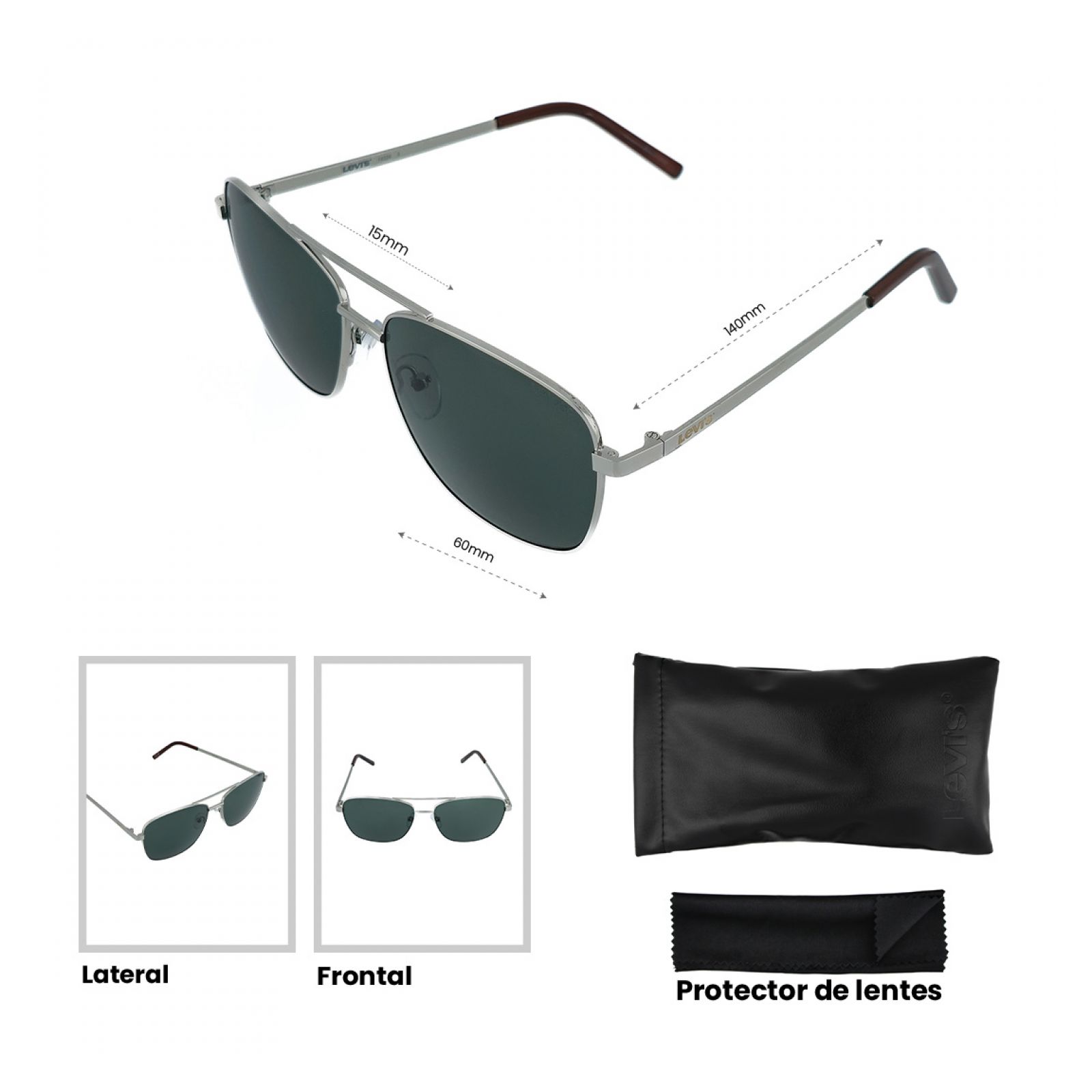 LENTES DE SOL LEVIS X14026 OUTLOOK - 5
