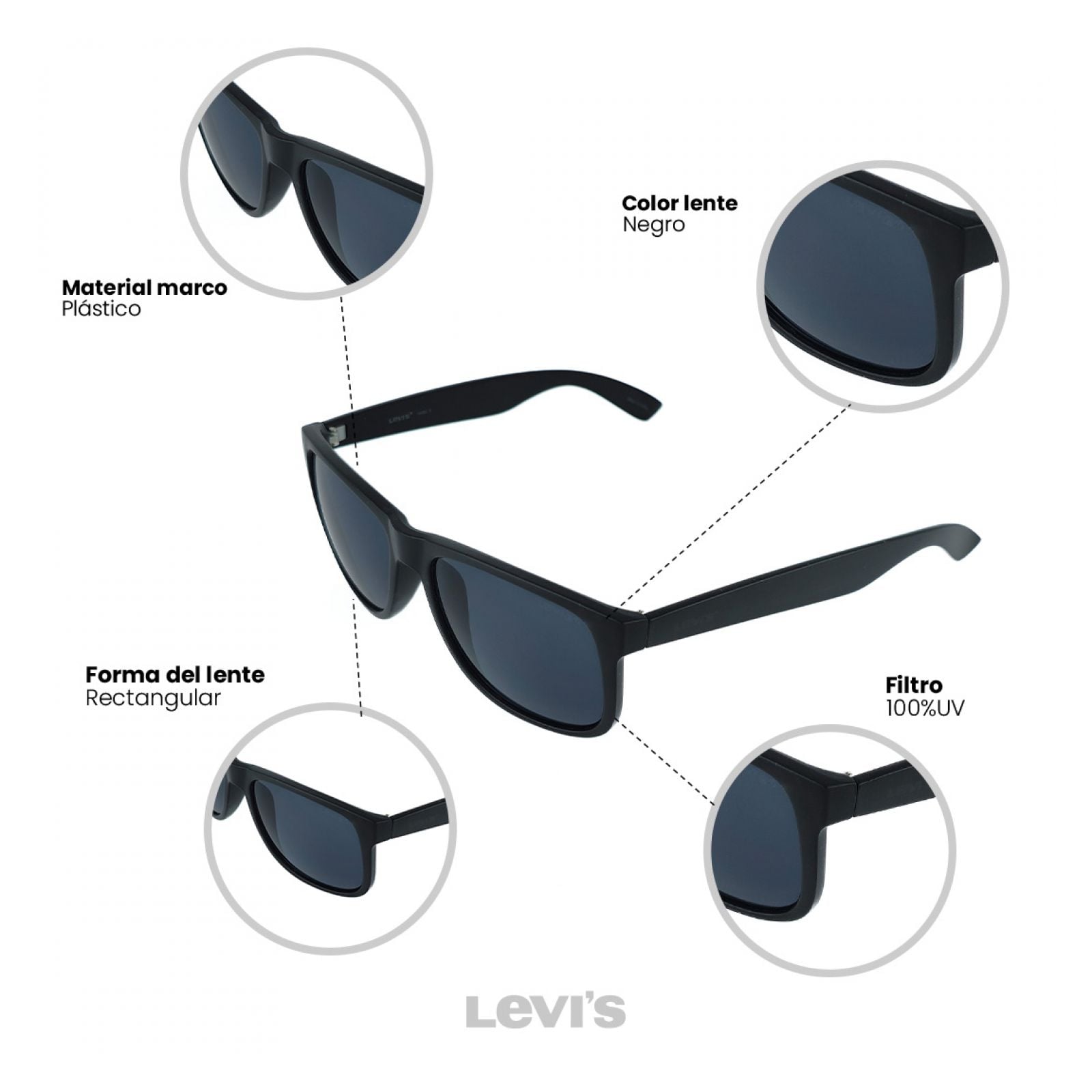 LENTES DE SOL LEVIS X14082 OUTLOOK - 4
