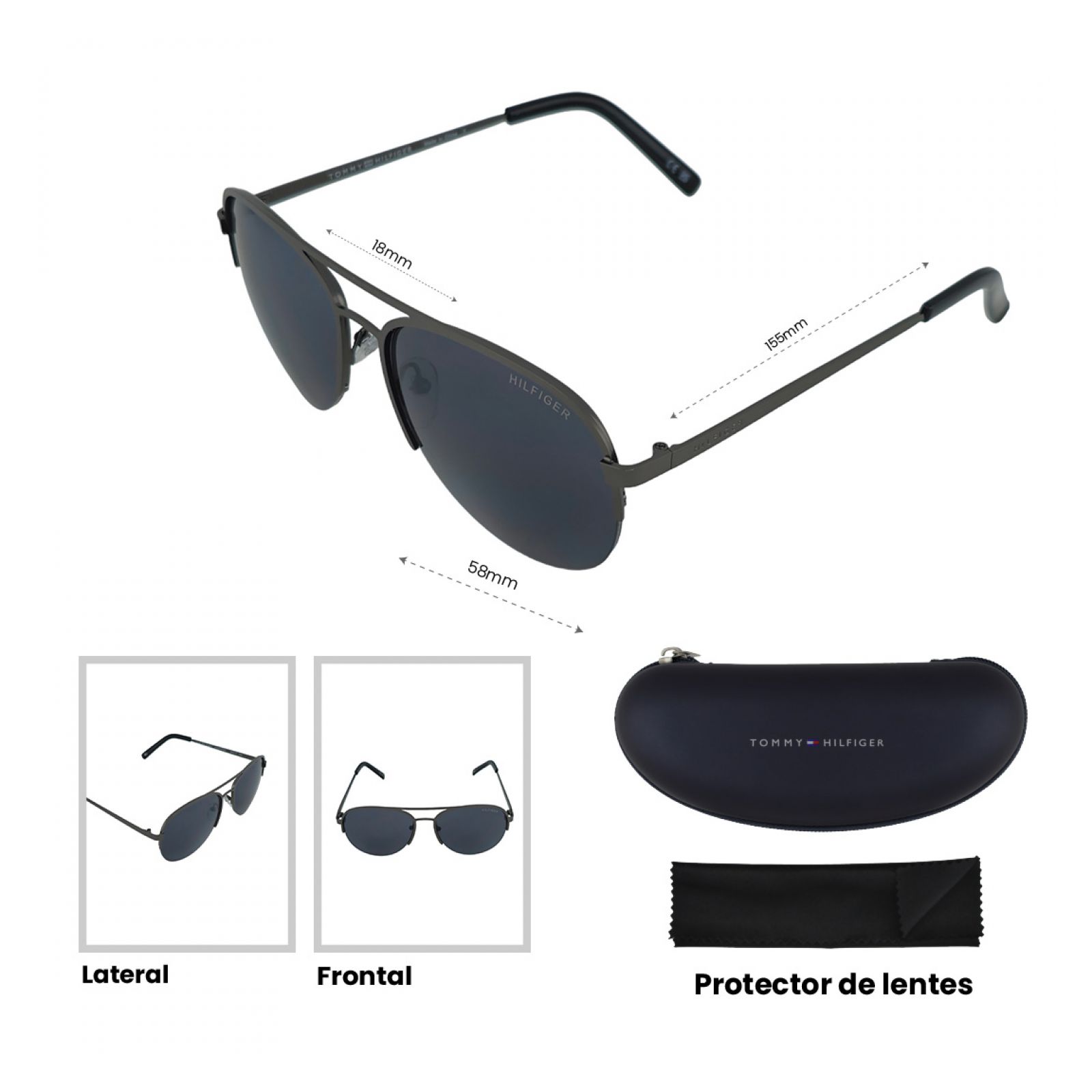 LENTES DE SOL TOMMY HILFIGER X62049 OUTLOOK - 5