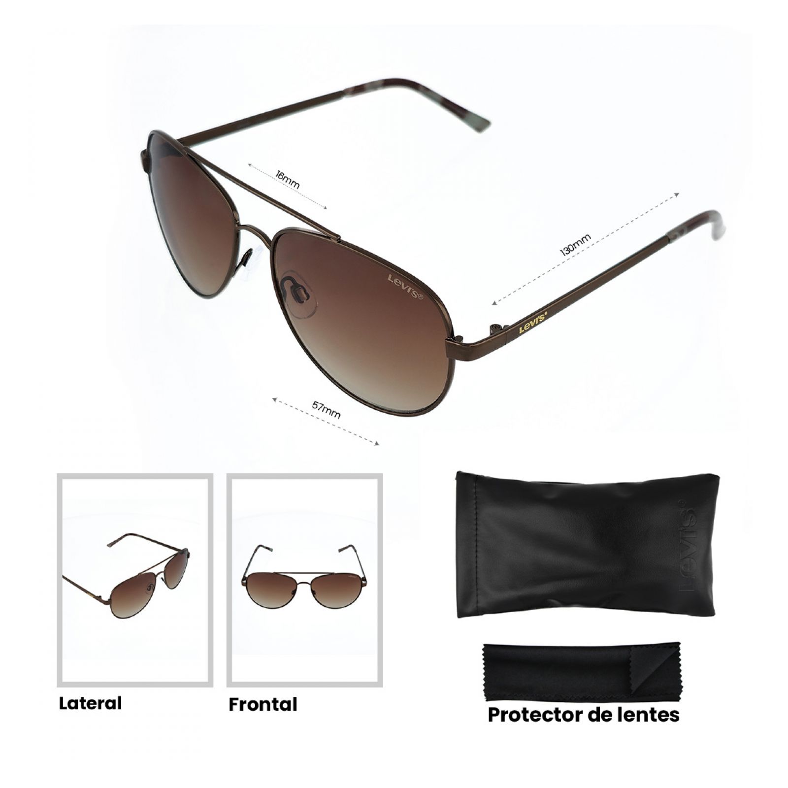 LENTES DE SOL LEVIS X13048 OUTLOOK - 6