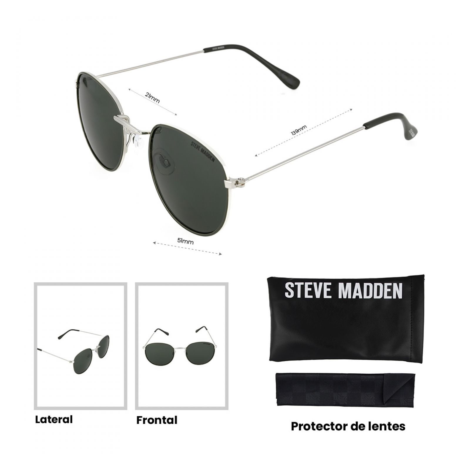 LENTES DE SOL STEVE MADDEN X17137 OUTLOOK - 5