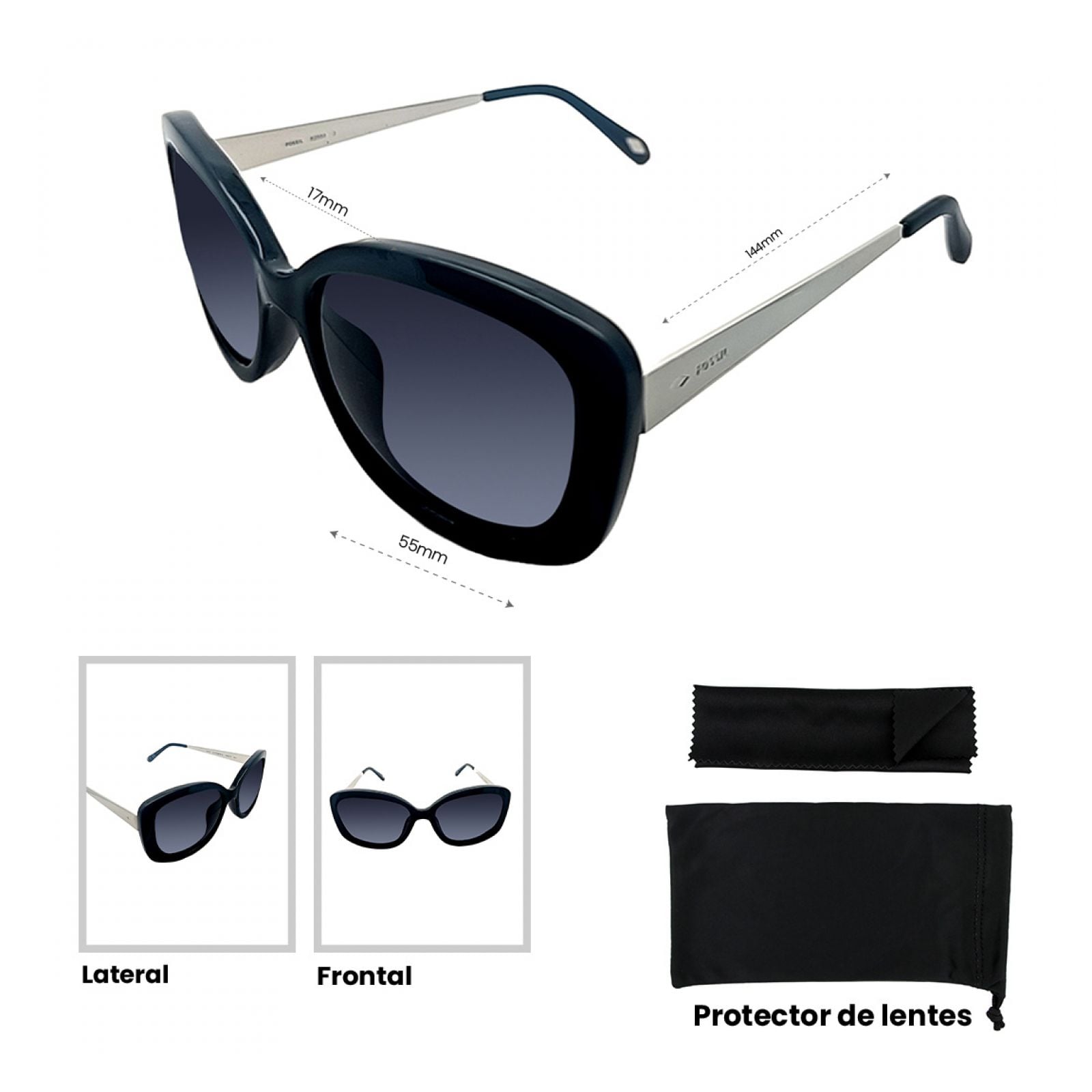 LENTES DE SOL FOSSIL X82558 OUTLOOK - 2