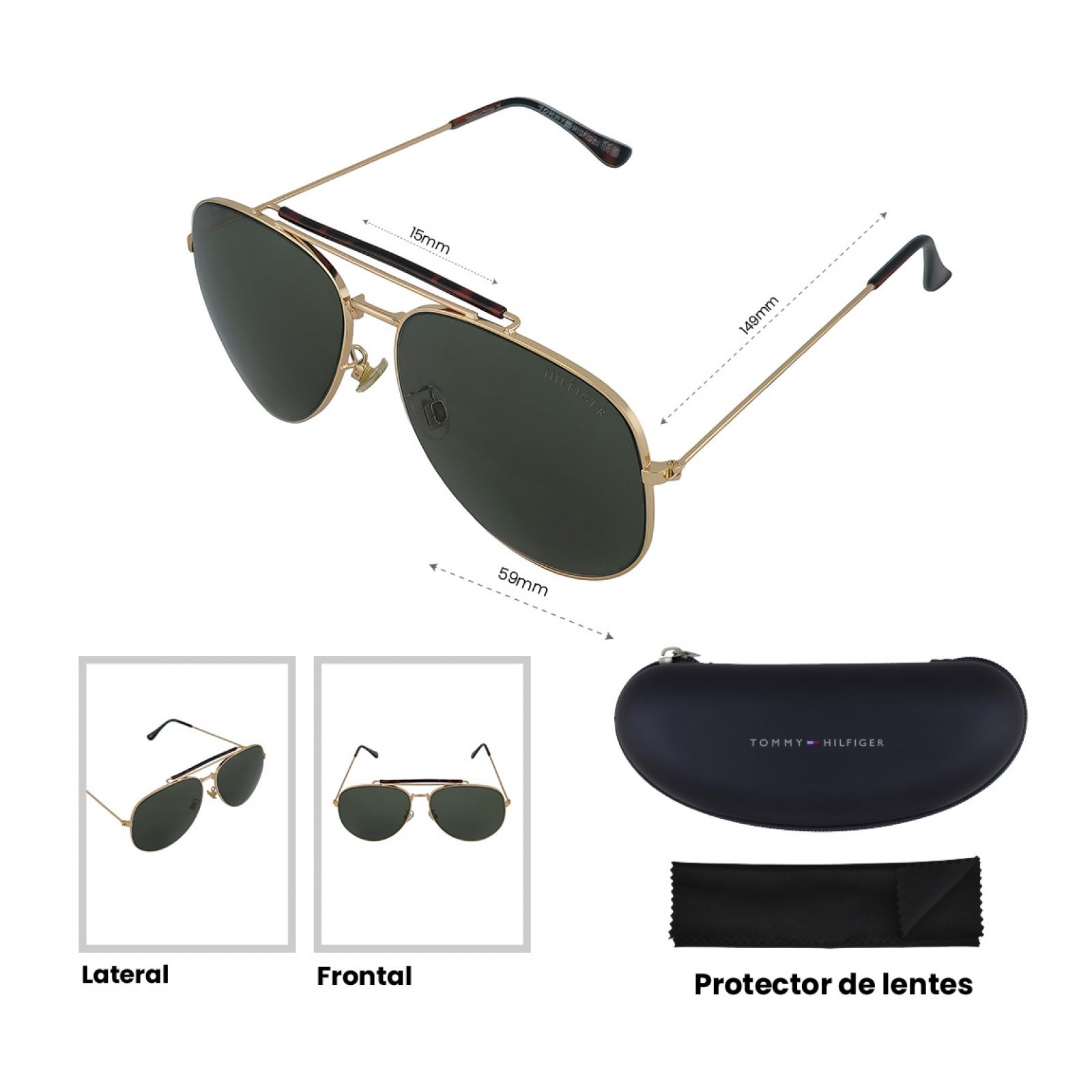 LENTES SOL TOMMY HILFIGER X64006 OUTLOOK - 6