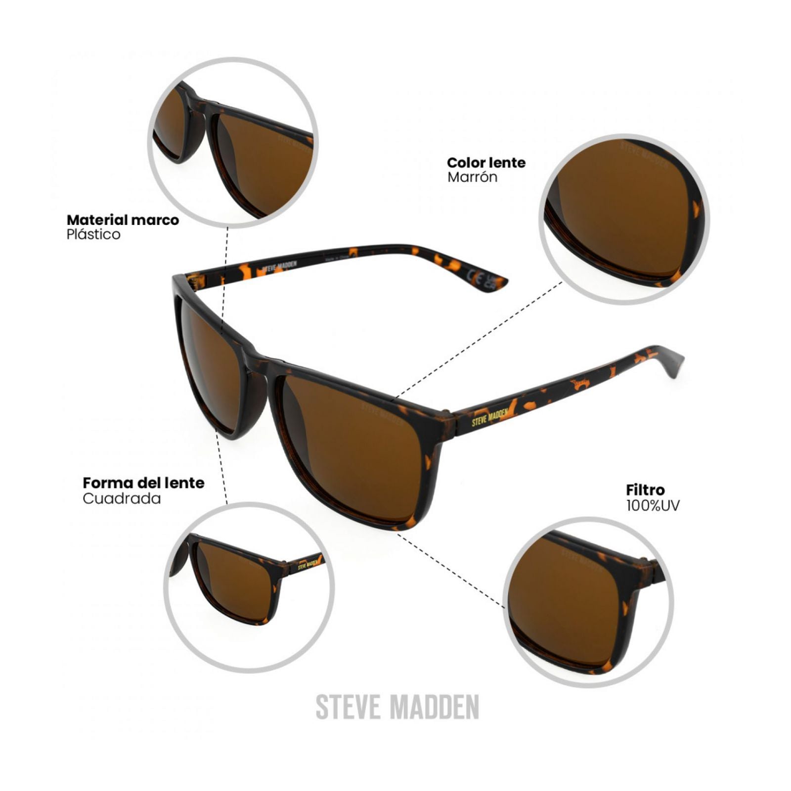 LENTES DE SOL STEVE MADDEN X17155 OUTLOOK - 4