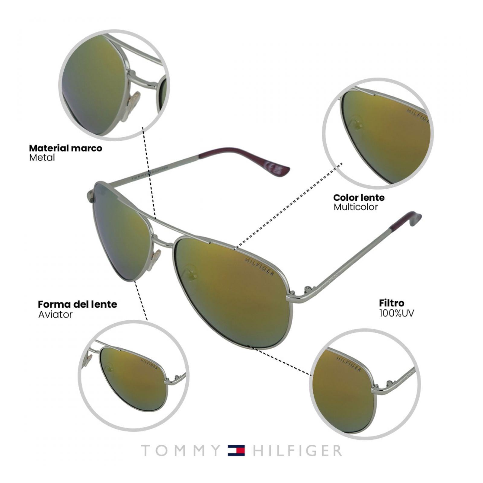 LENTES DE SOL TOMMY HILFIGER 66397632 - 4