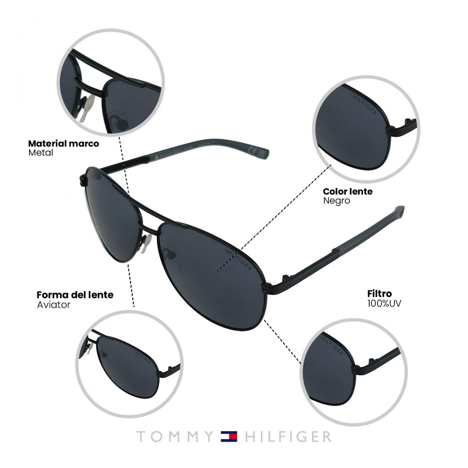 LENTES DE SOL TOMMY HILFIGER 66396173 - 5