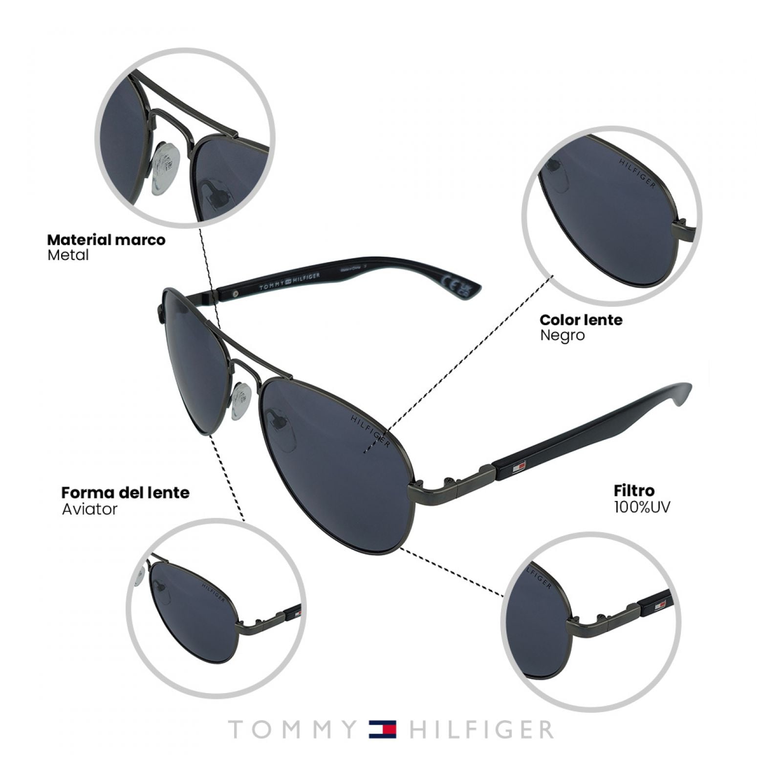 LENTES DE SOL  TOMMY HILFIGER X67138 - 4