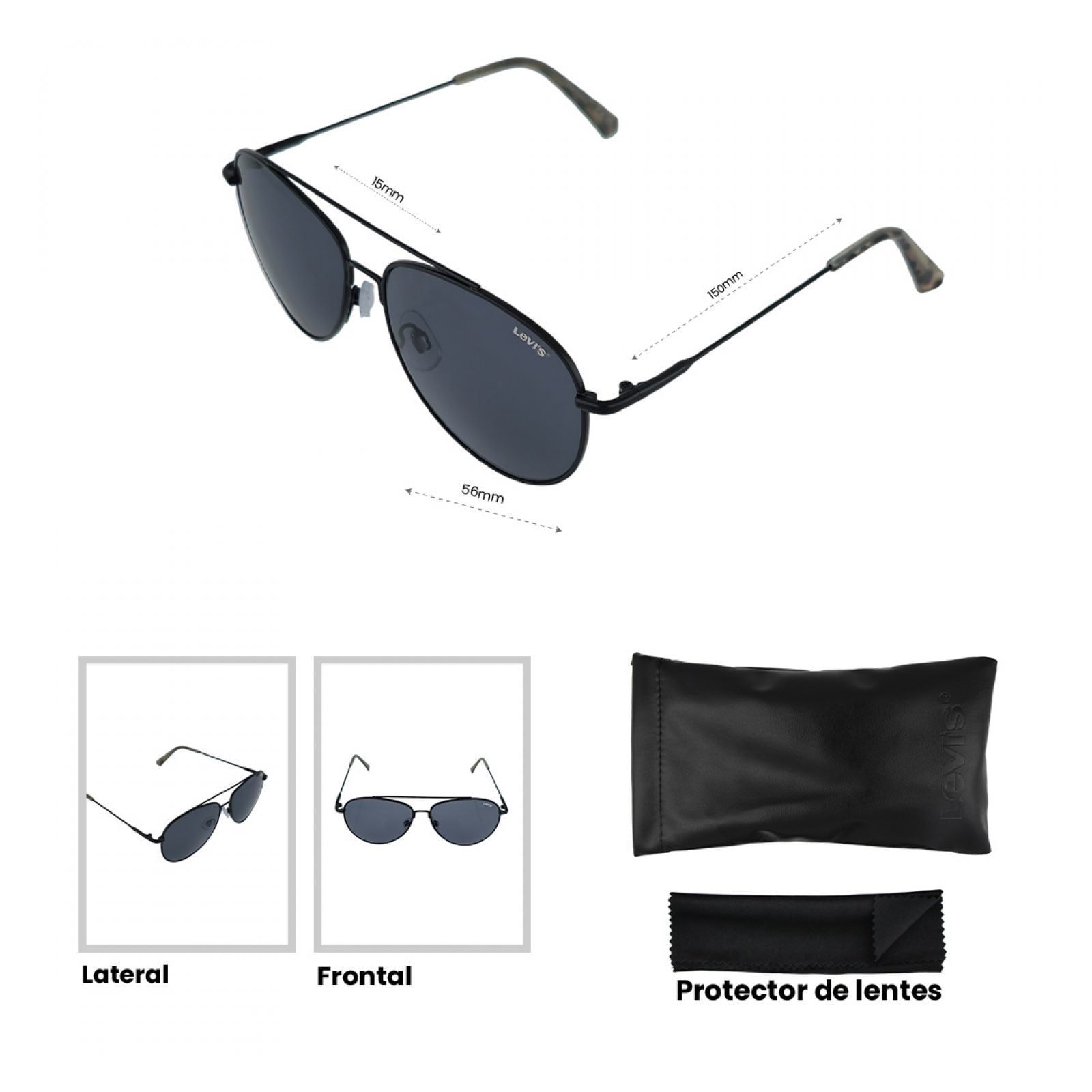 LENTES DE SOL LEVIS X13173 - 3