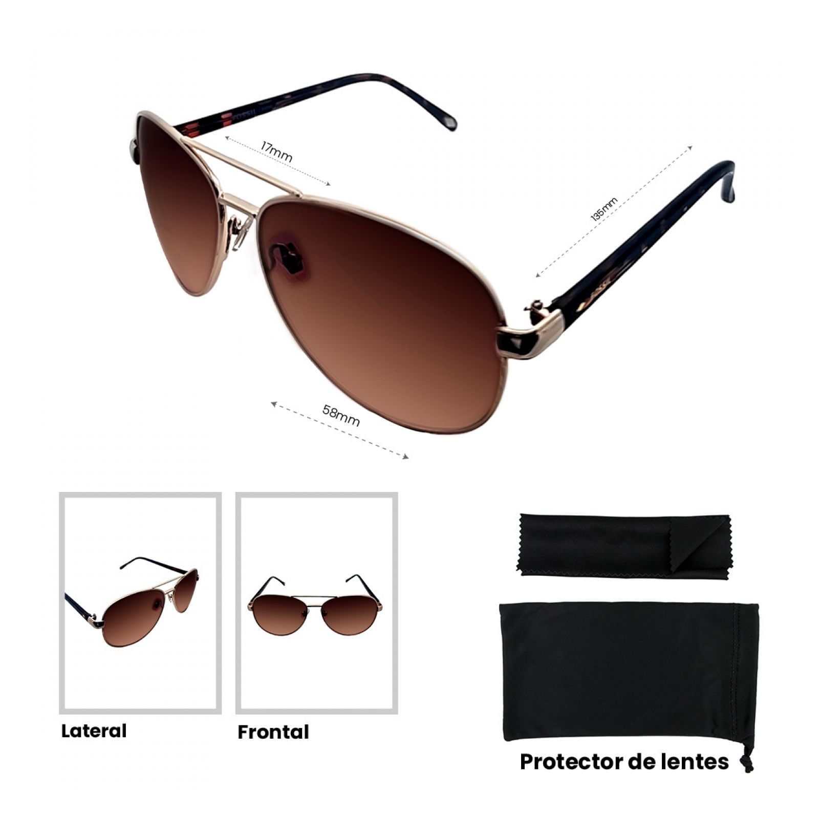 LENTES DE SOL FOSSIL 66353598 - 2