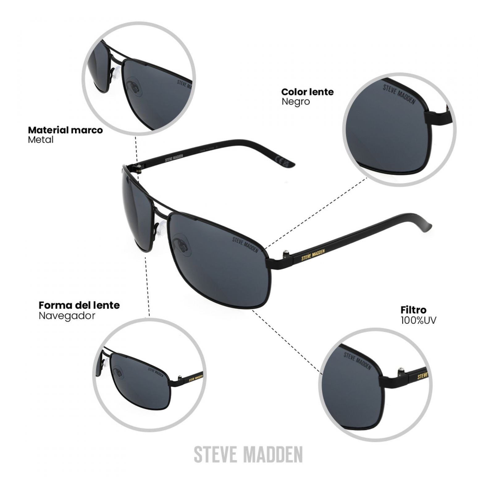 LENTES DE SOL  STEVE MADDEN X17115 - 2