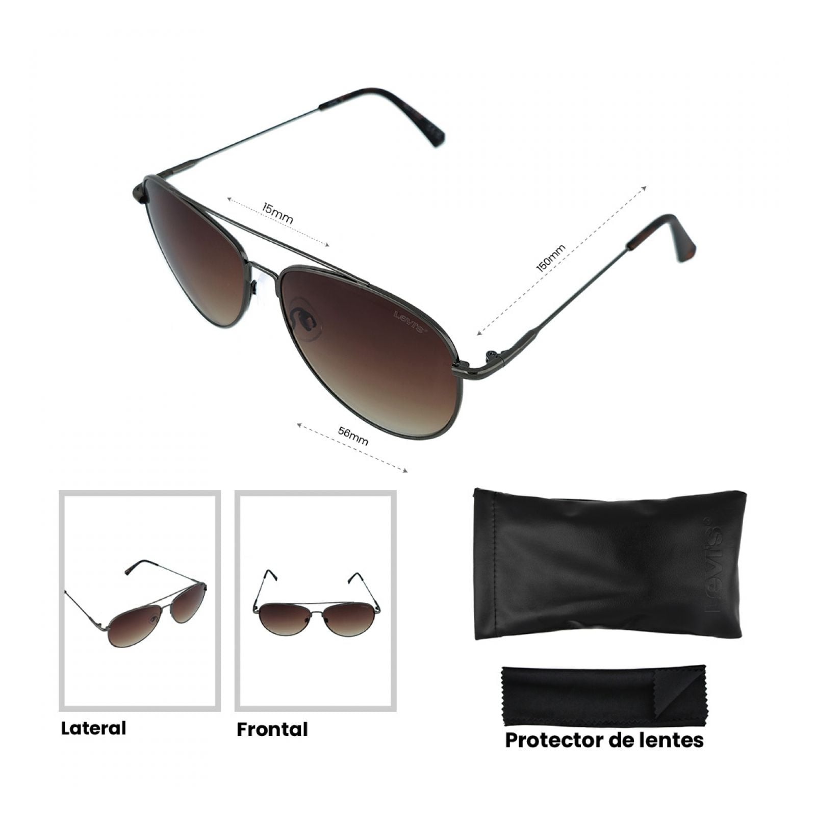 LENTES DE SOL  LEVIS X13176 - 4