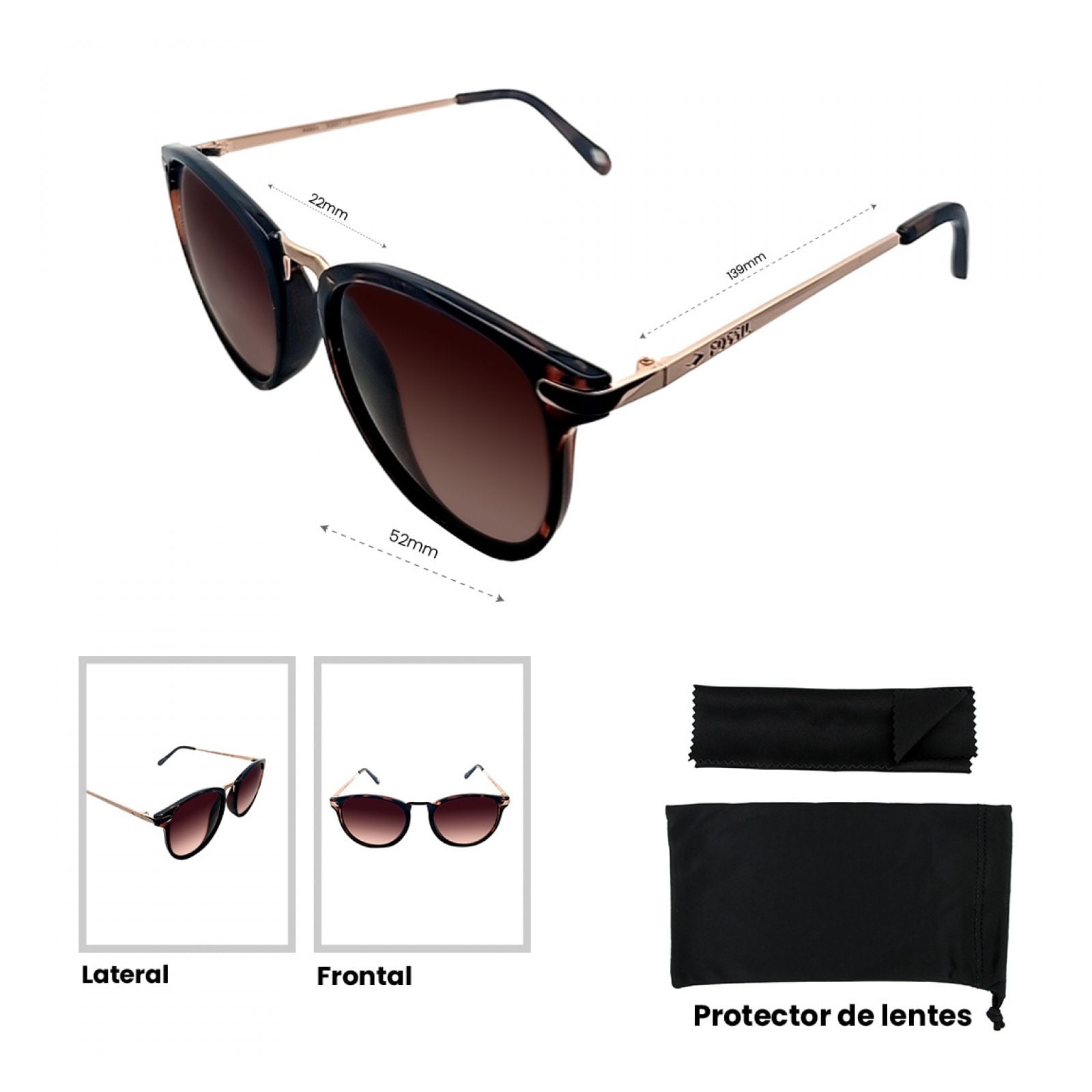 LENTES DE SOL  FOSSIL 66353857 - 4
