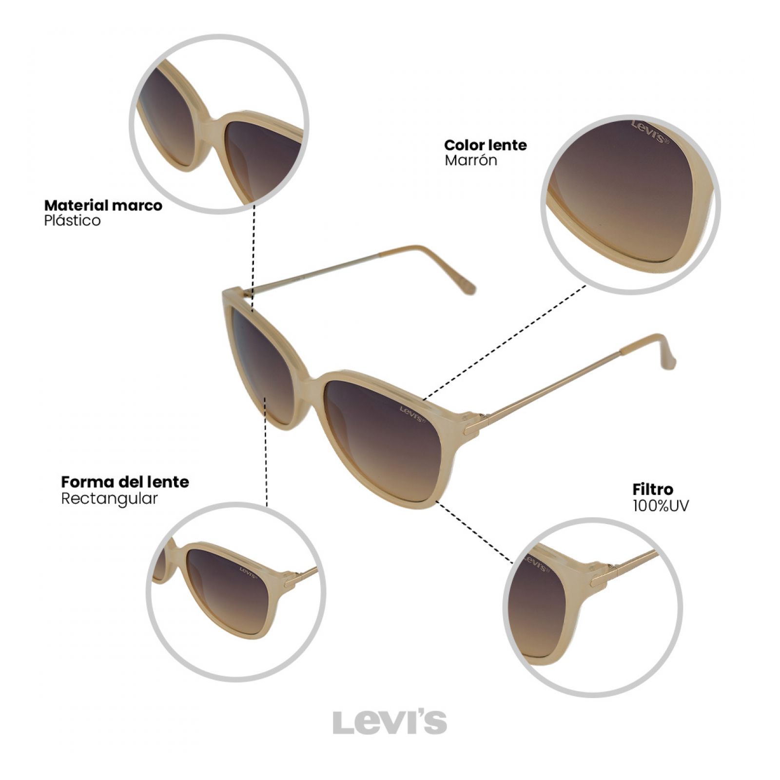 LENTES DE SOL  LEVIS X13128 - 3