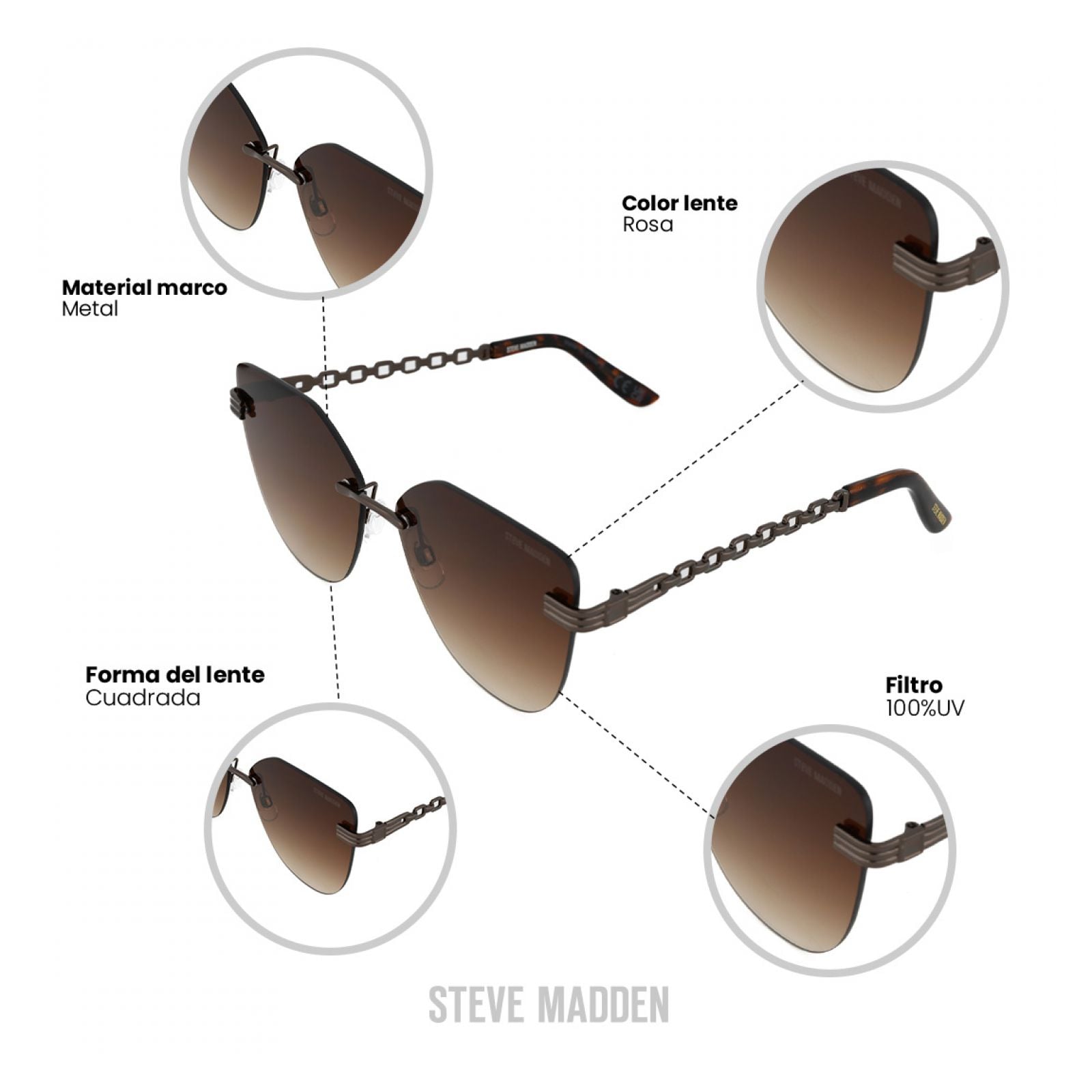 LENTES DE SOL STEVE MADDEN X17012 - 3
