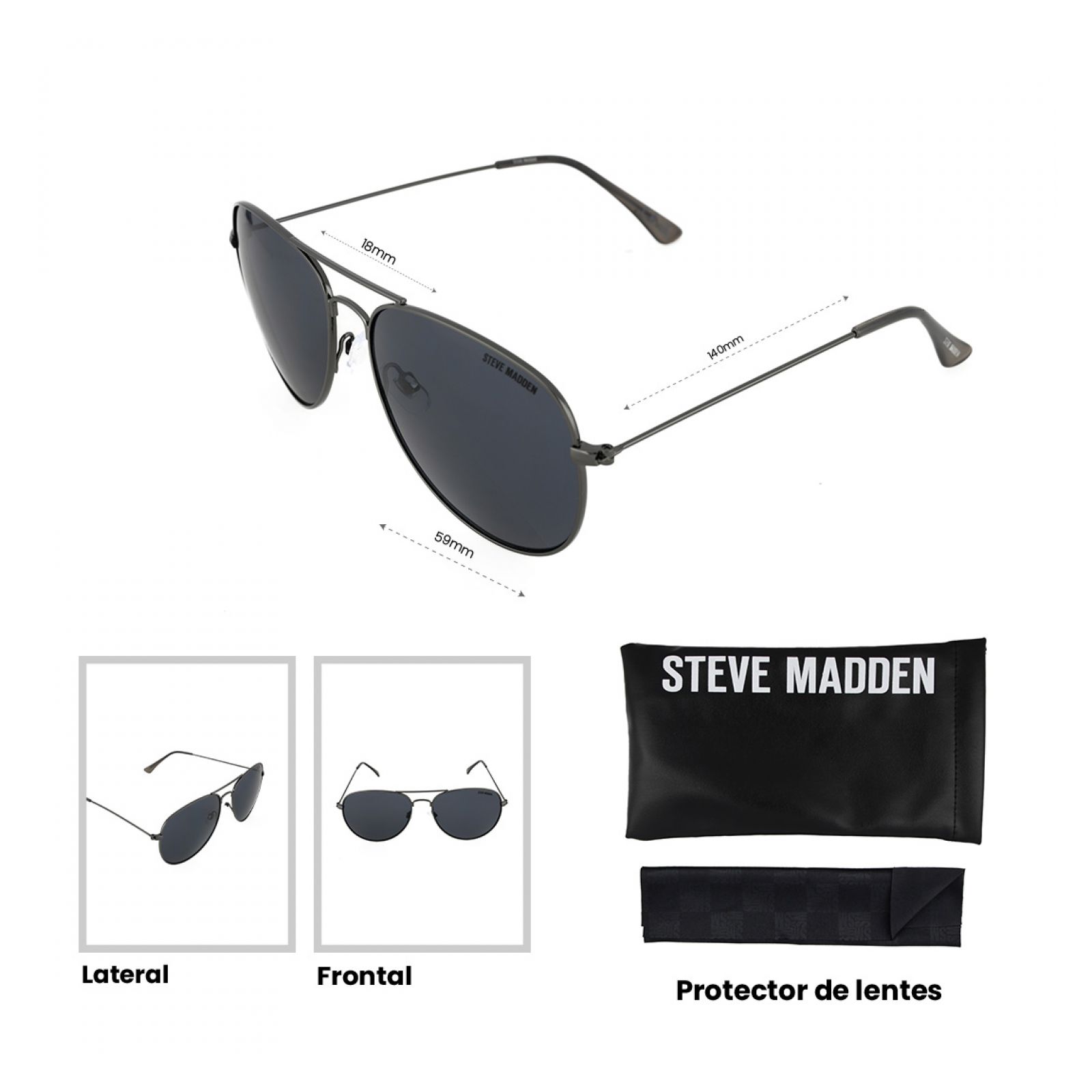 LENTES DE SOL STEVE MADDEN X17120 - 2