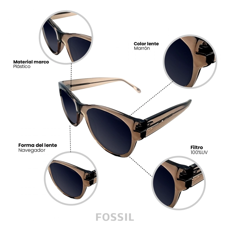 LENTES SOL FOSSIL 66353634 - 2