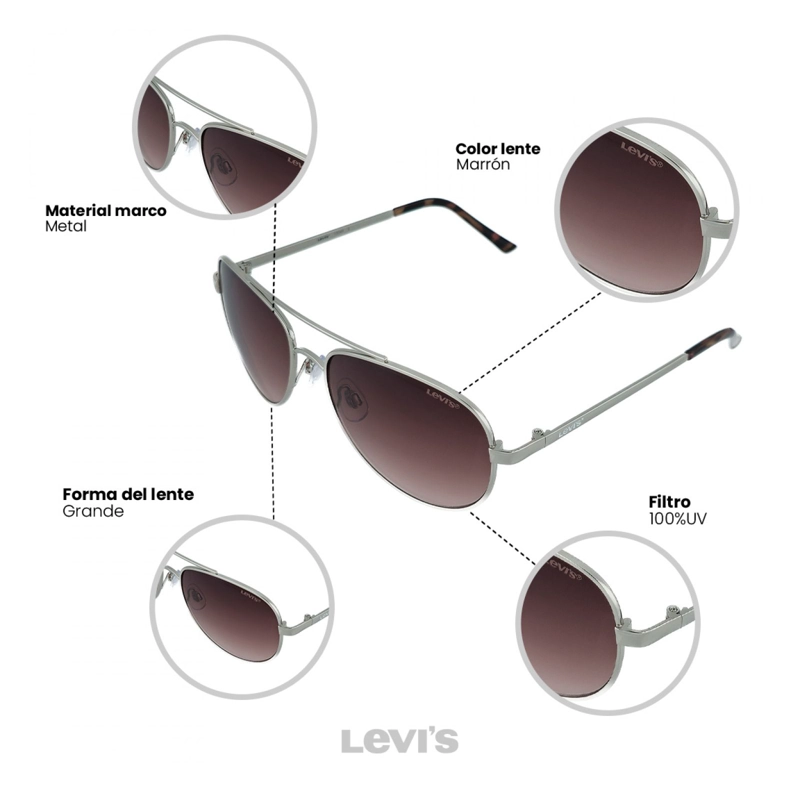 LENTES SOL LEVIS X13049 OUTLOOK - 4